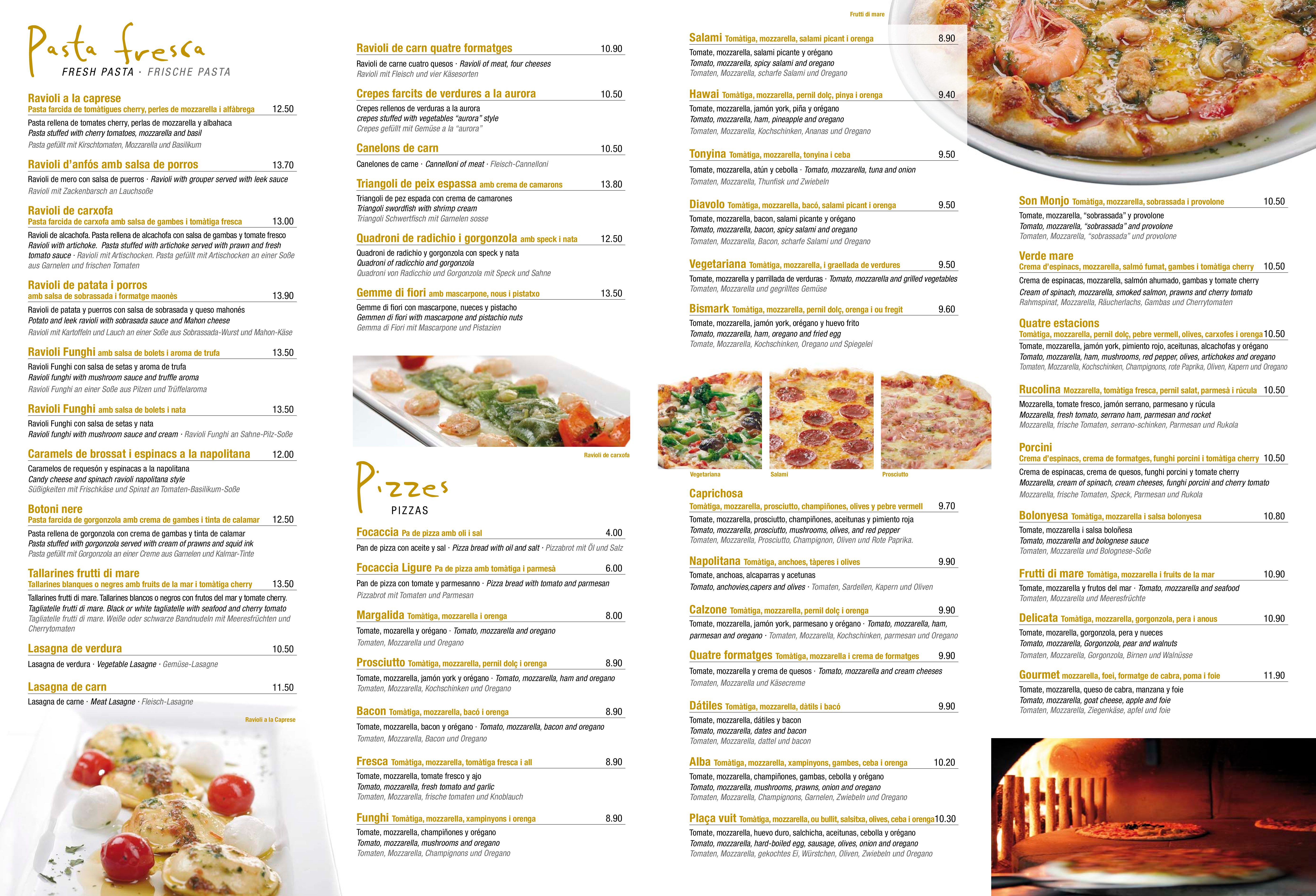 Menu Plaça Vuit  