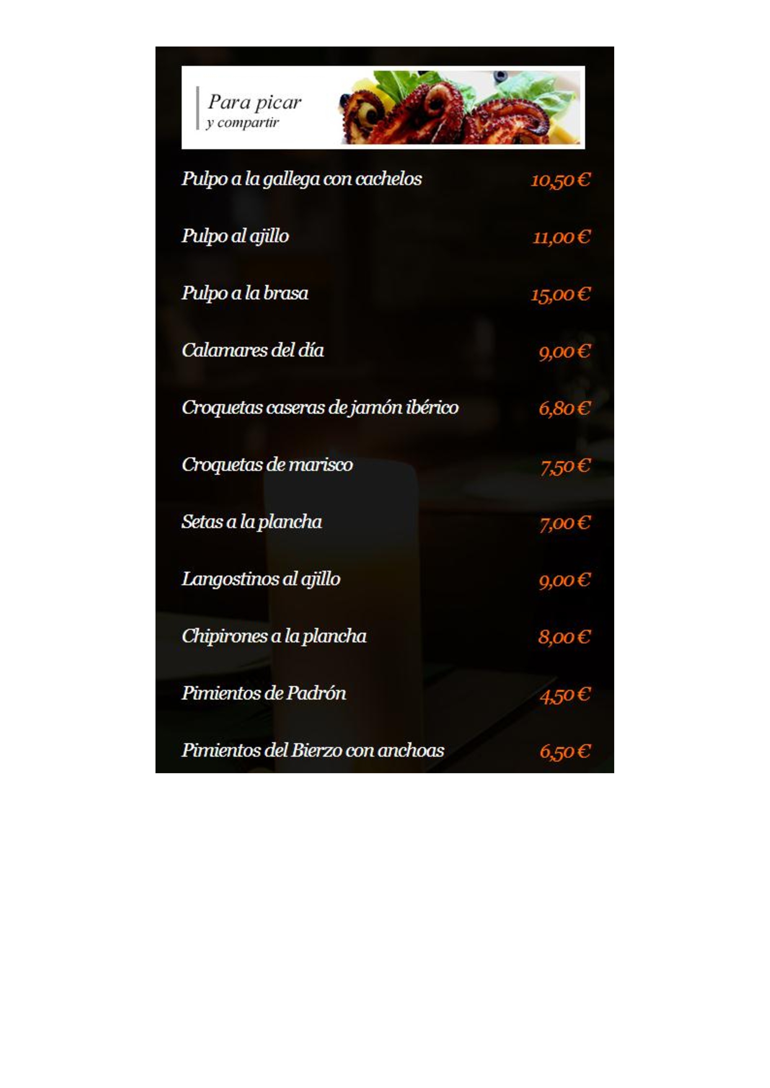  Menu Aroma  