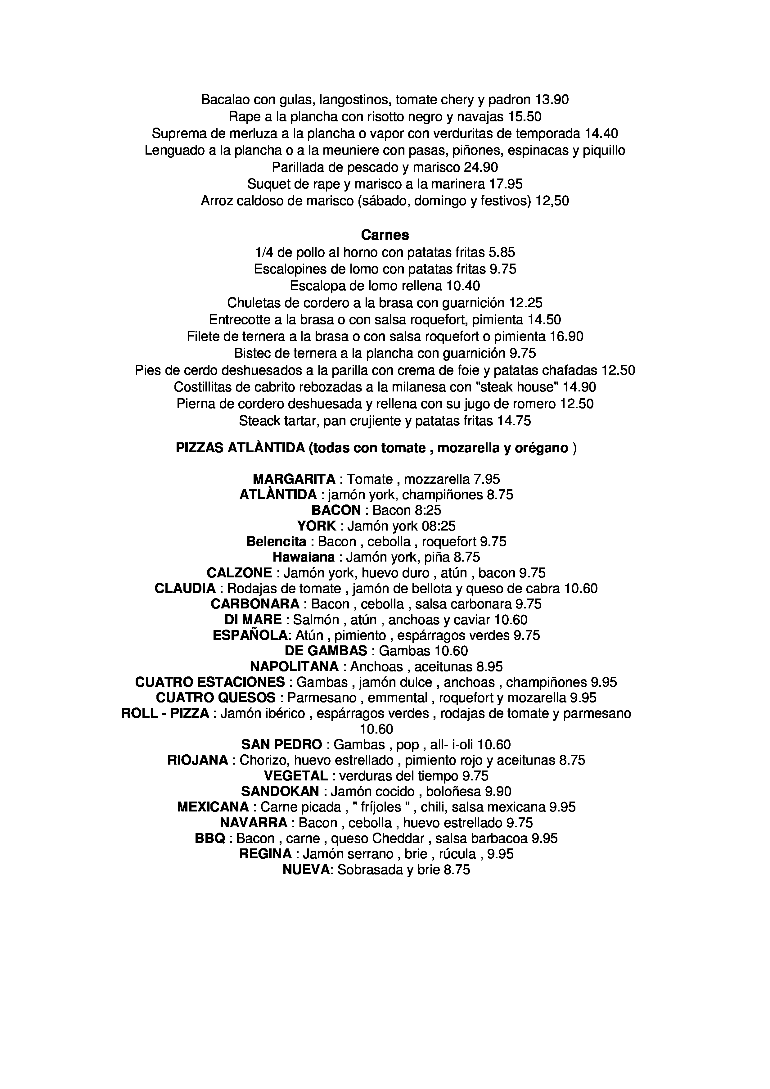  Menu Atlantida 2  