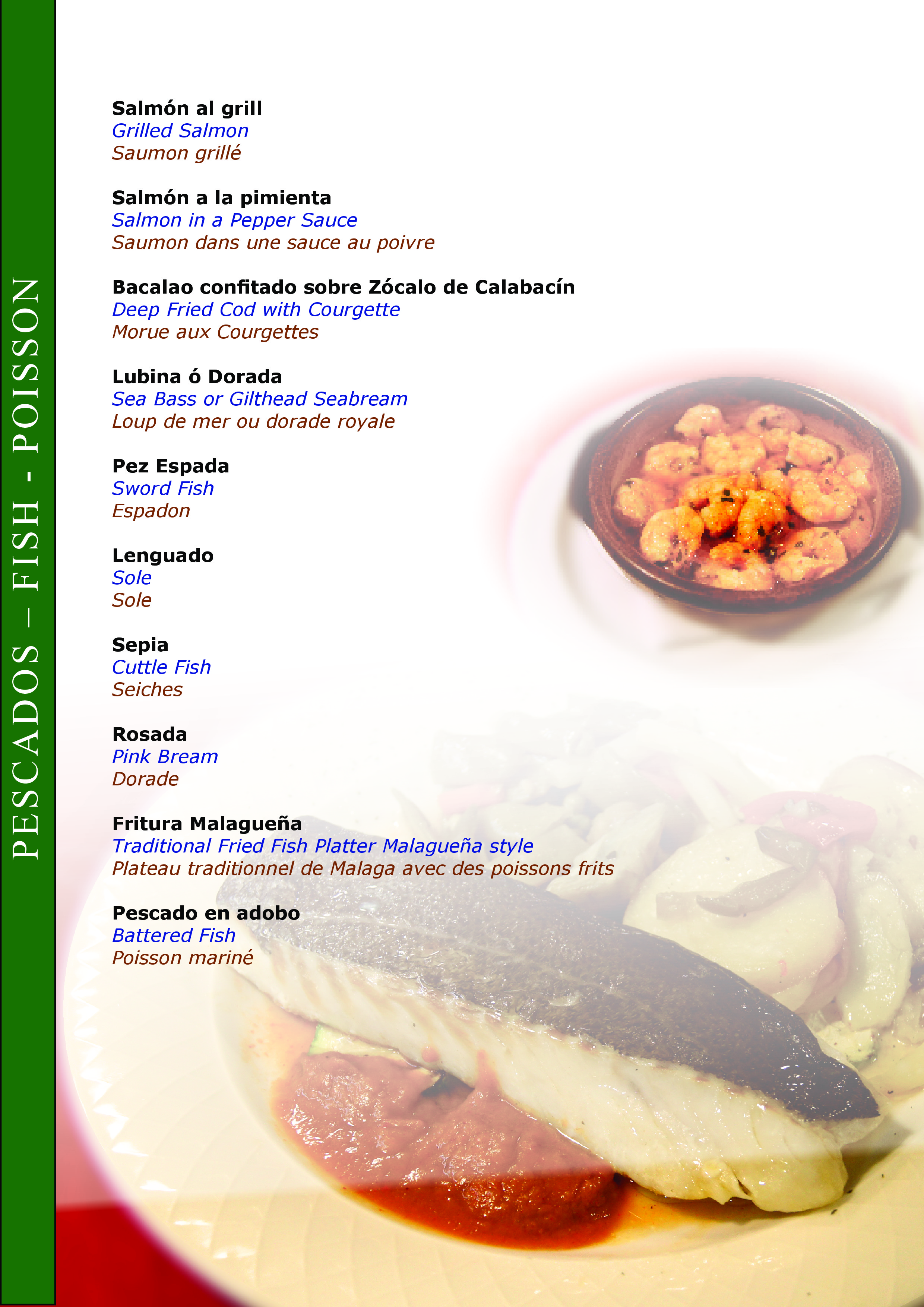  Menu Restaurante Sol Del Río  