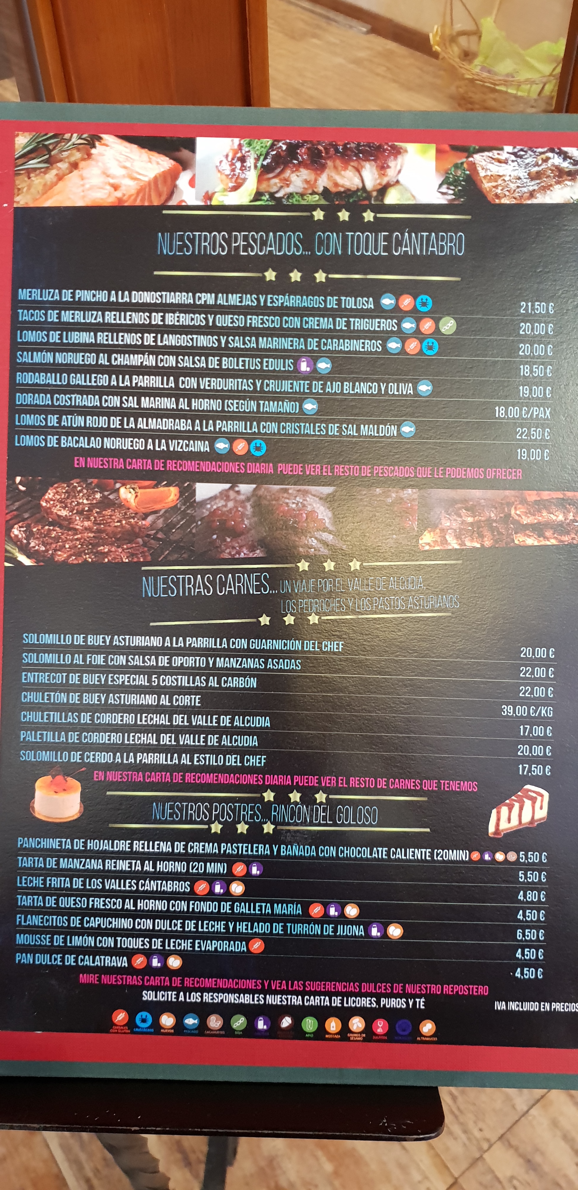  Menu Restaurante el Mesto  