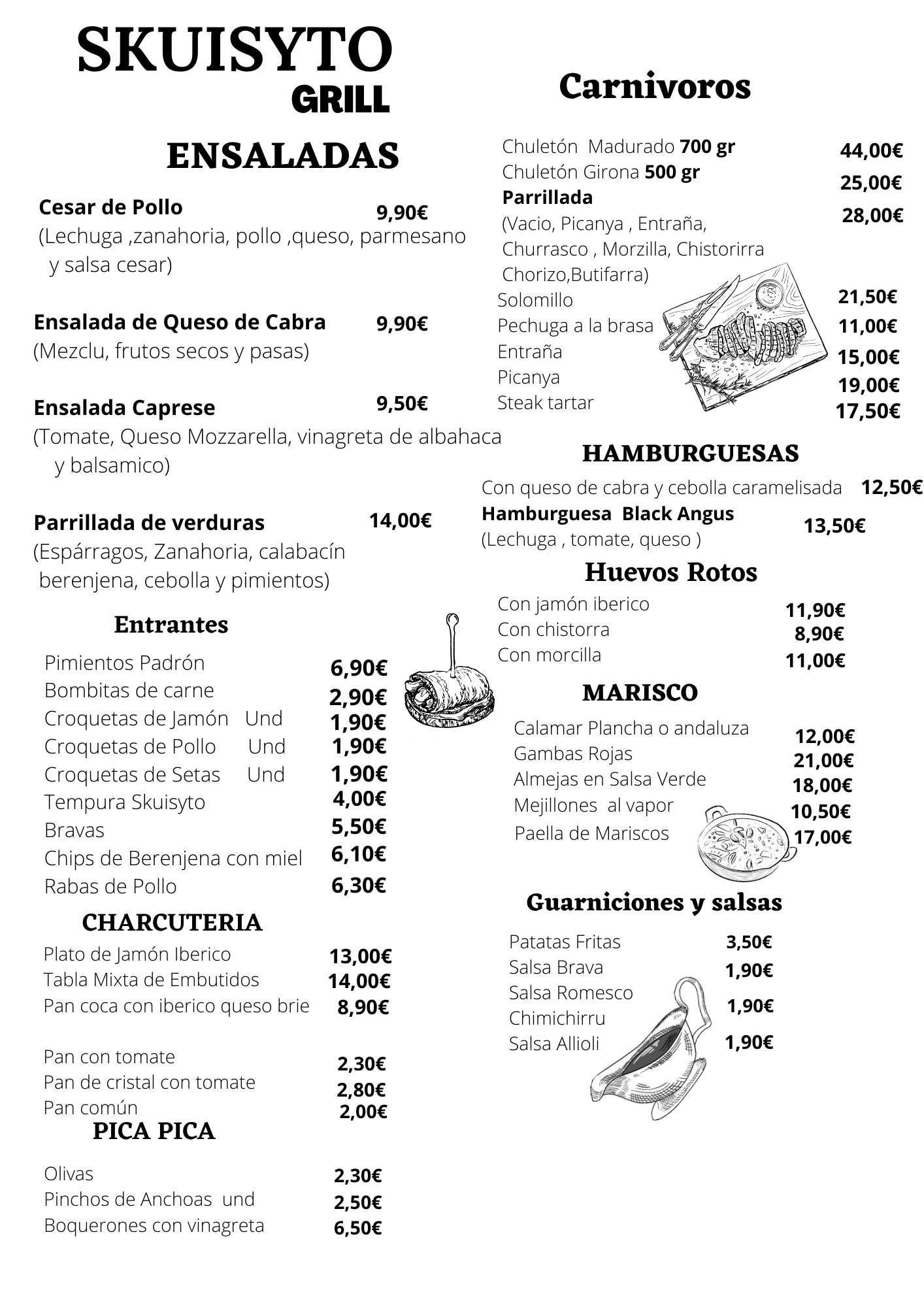  Menu Skuisyto  