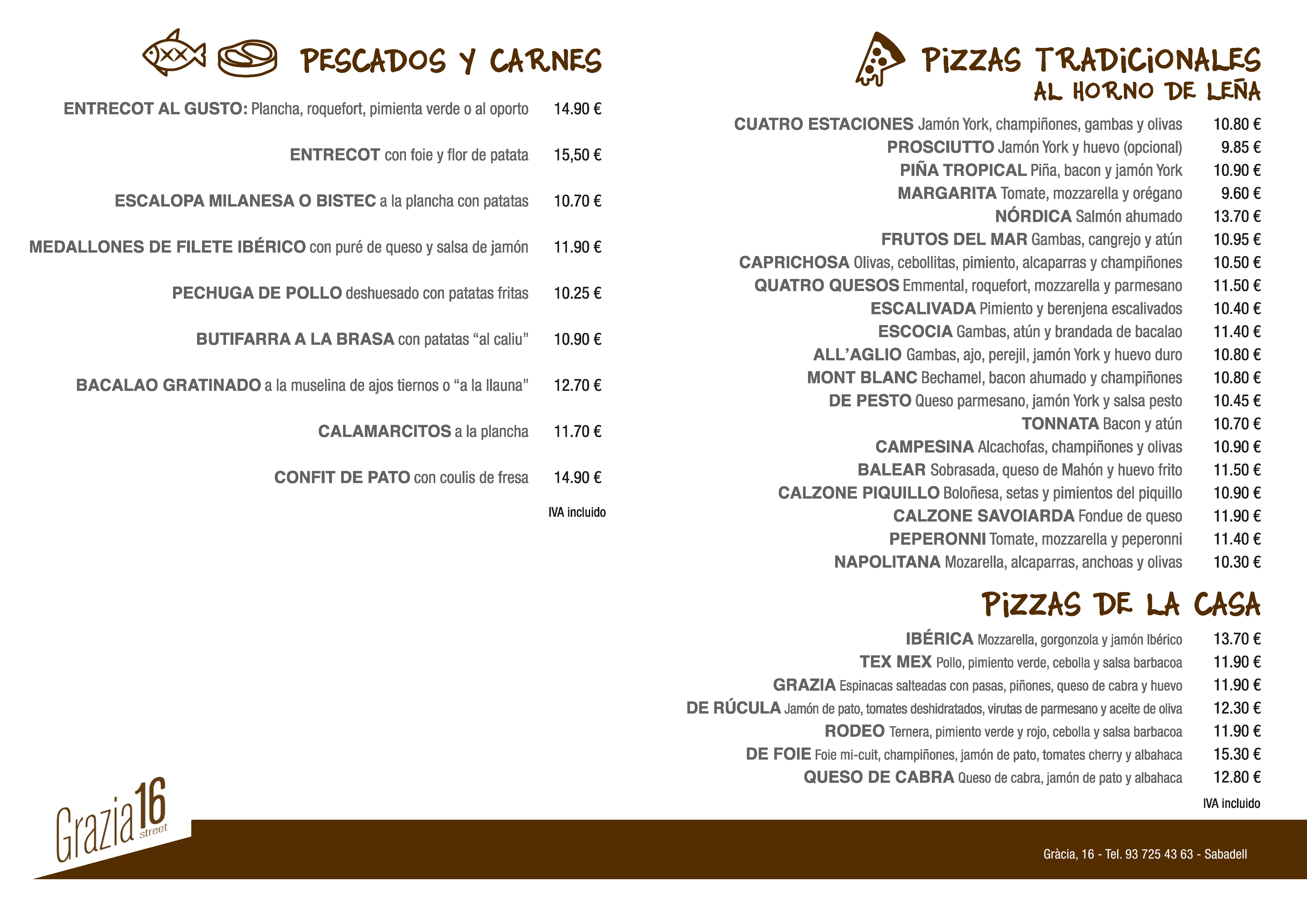  Menu Via Grazia  