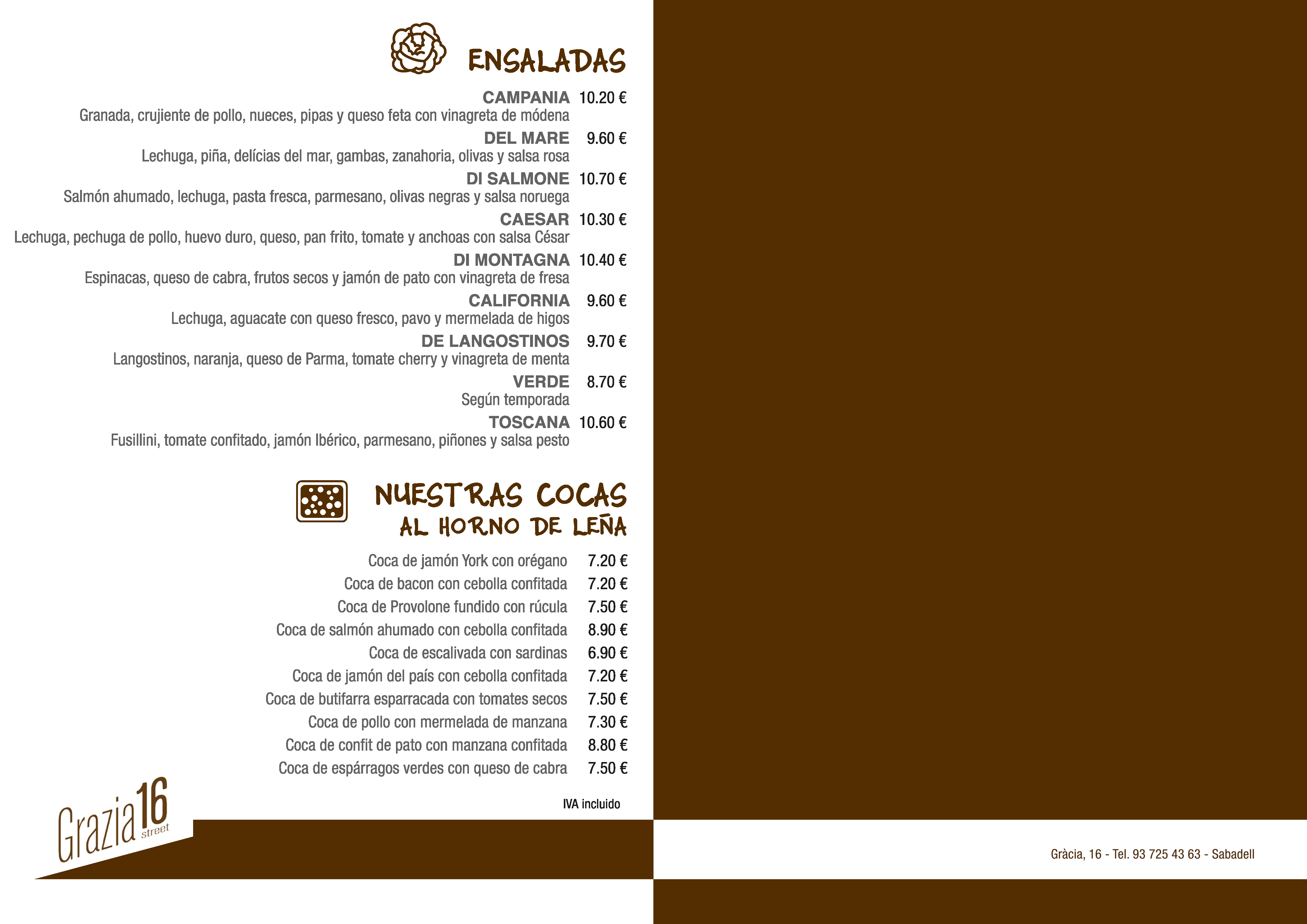  Menu Via Grazia  
