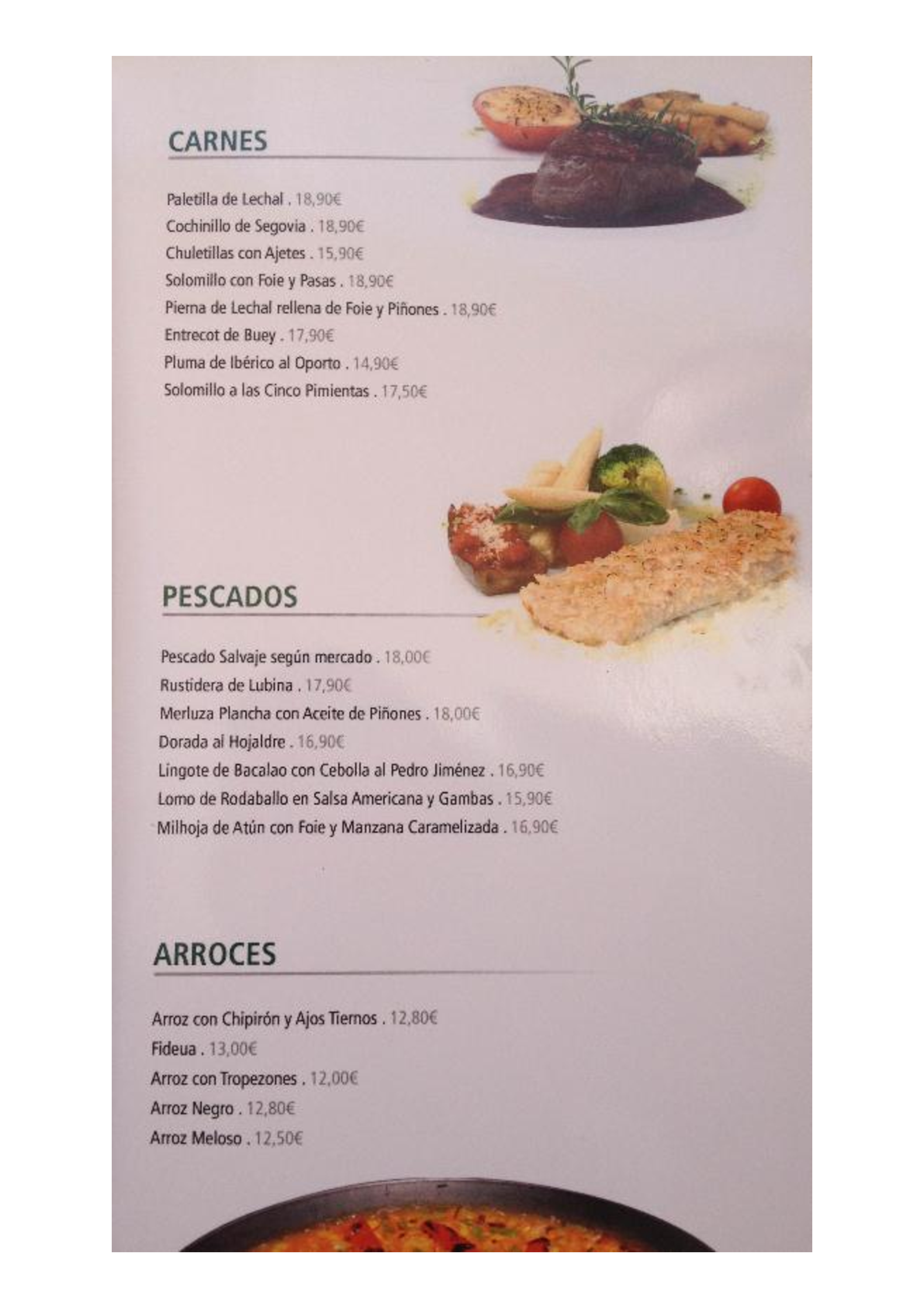  Menu Asador Ilicitano  