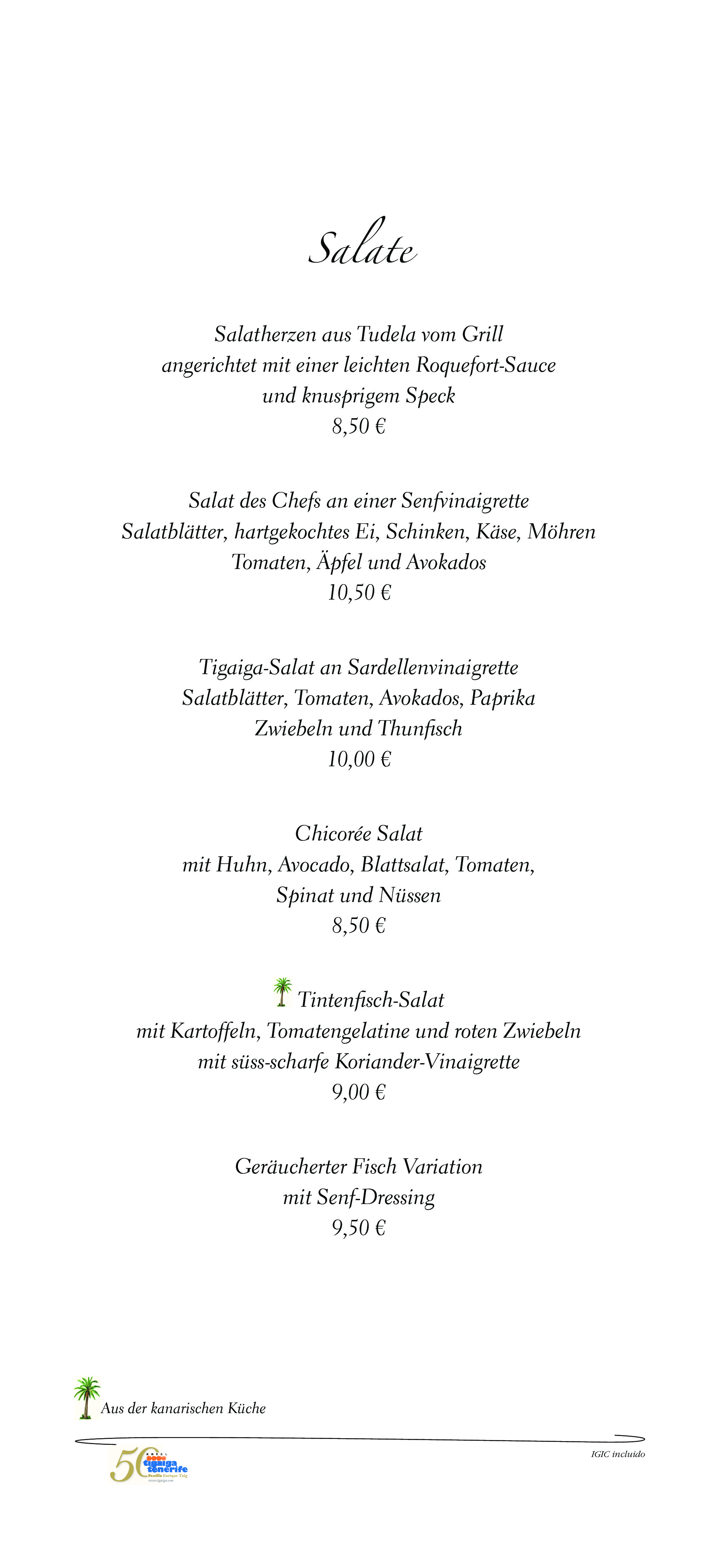  Menu Tinguaro  