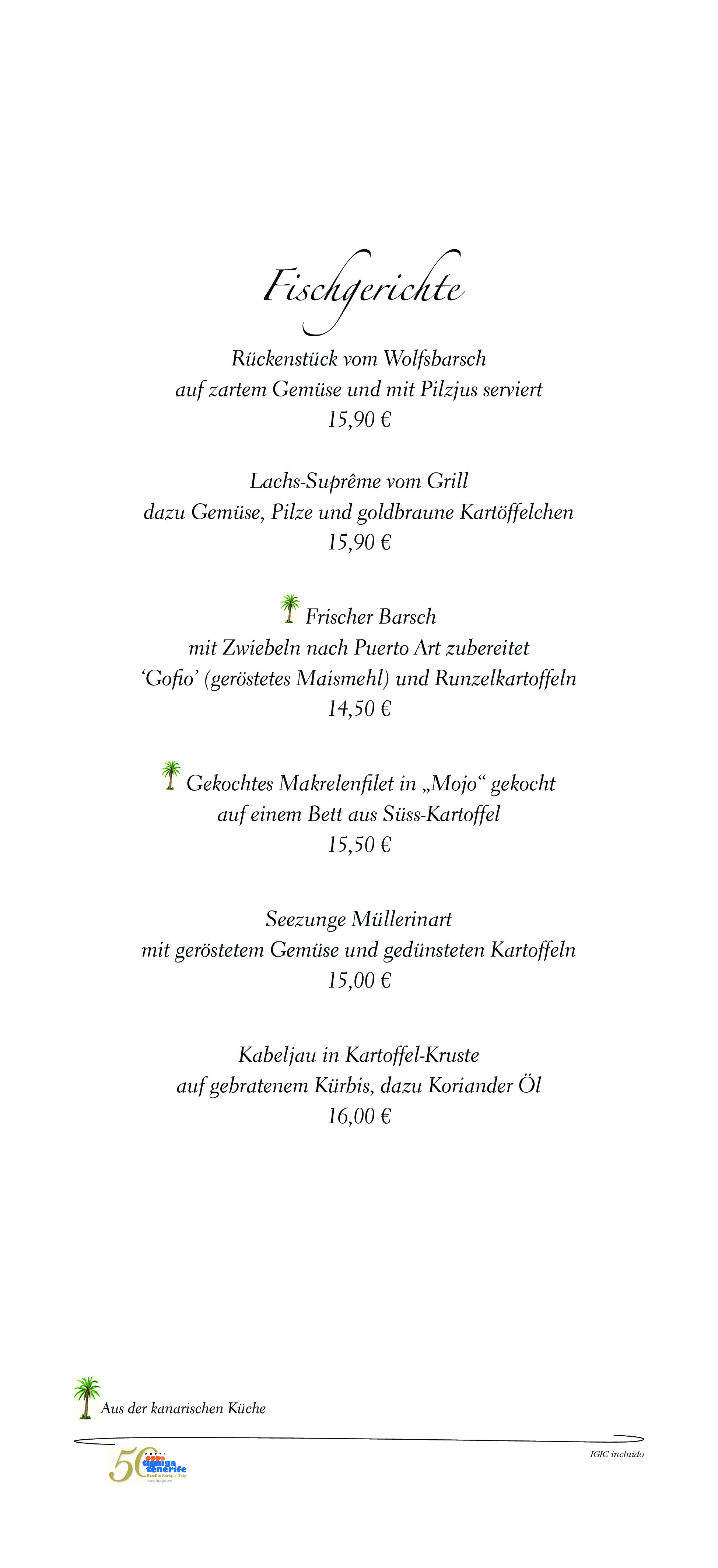  Menu Tinguaro  