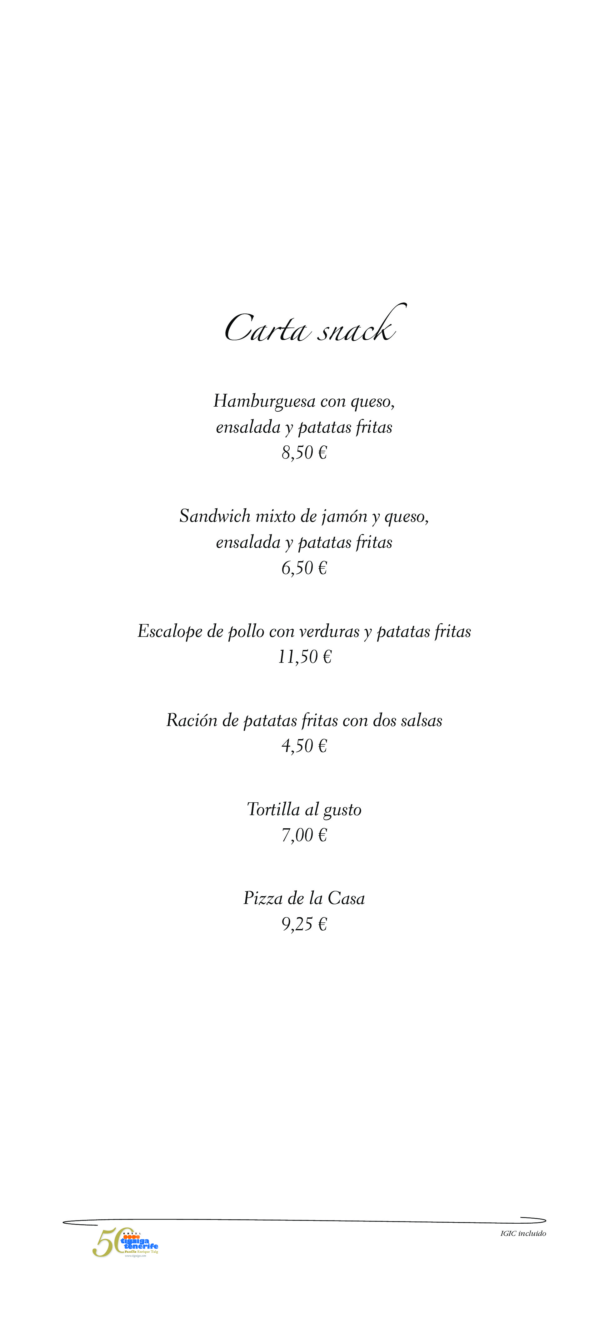  Menu Tinguaro  