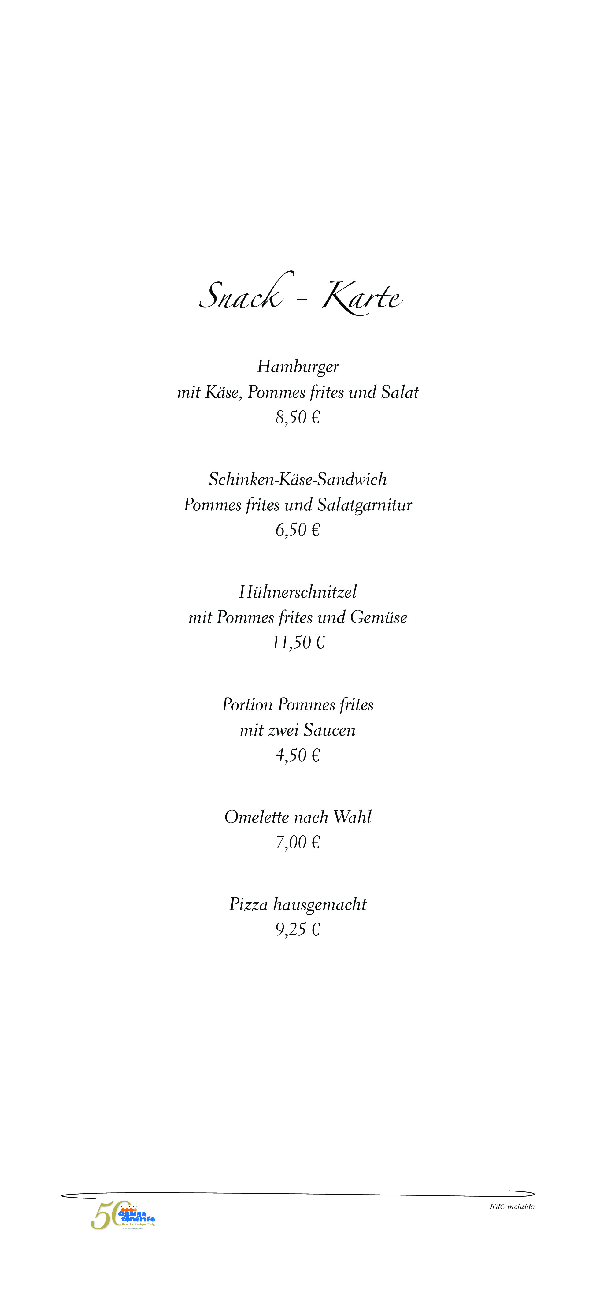  Menu Tinguaro  