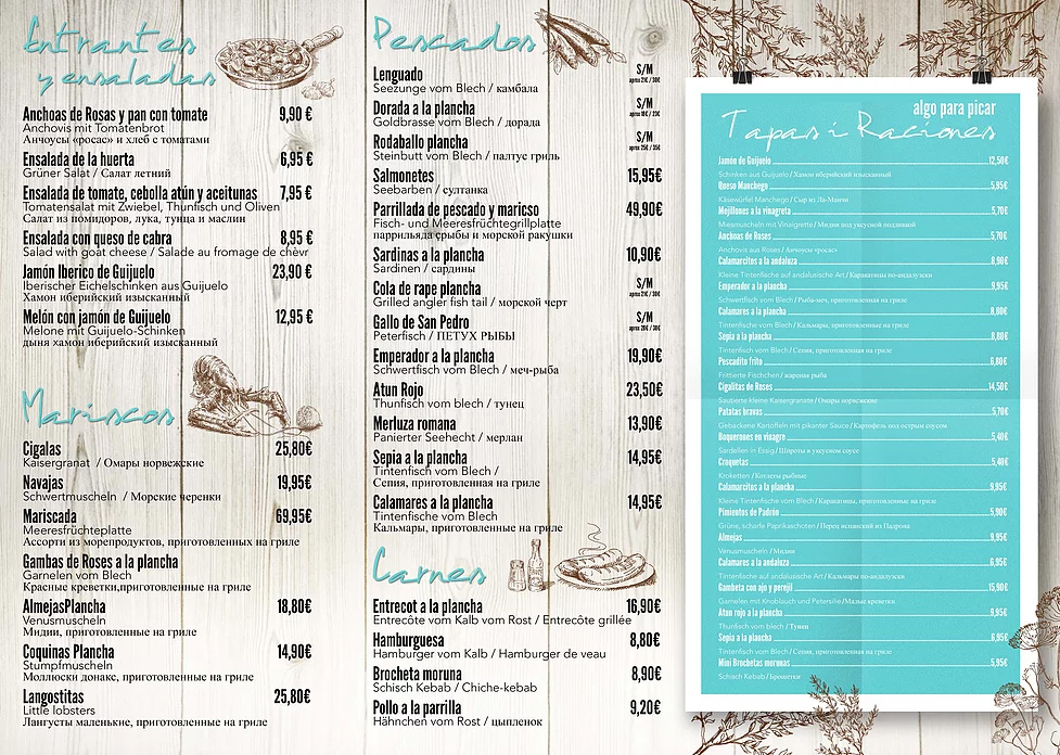  Menu L'Ancora  
