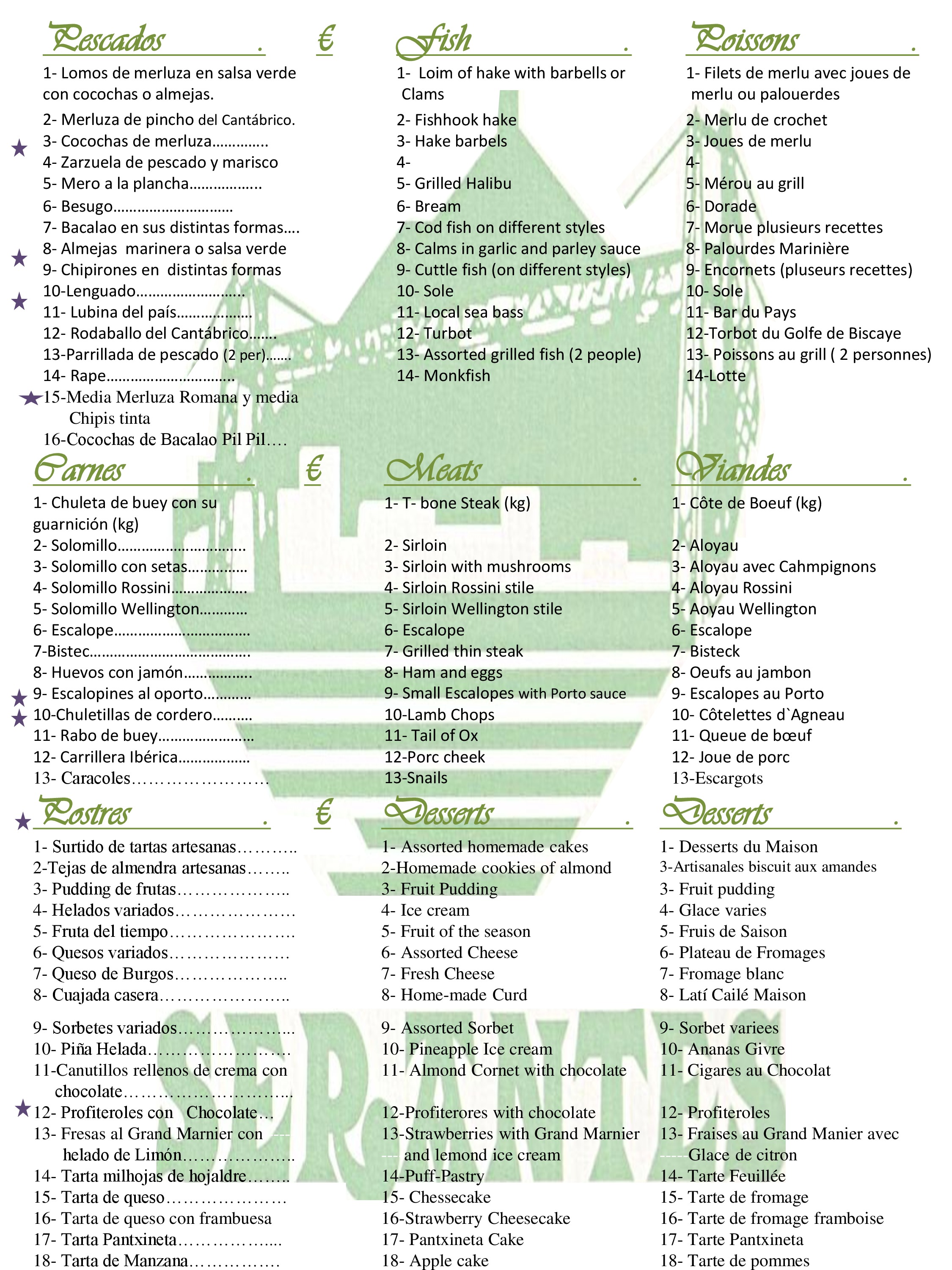  Menu Serantes III  