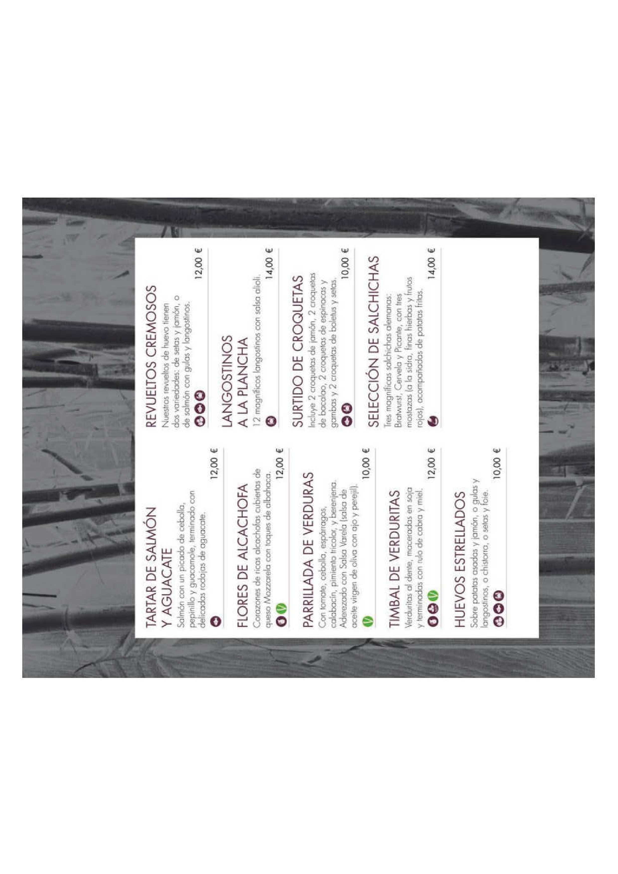  Menu Varela Vieja Restaurante  