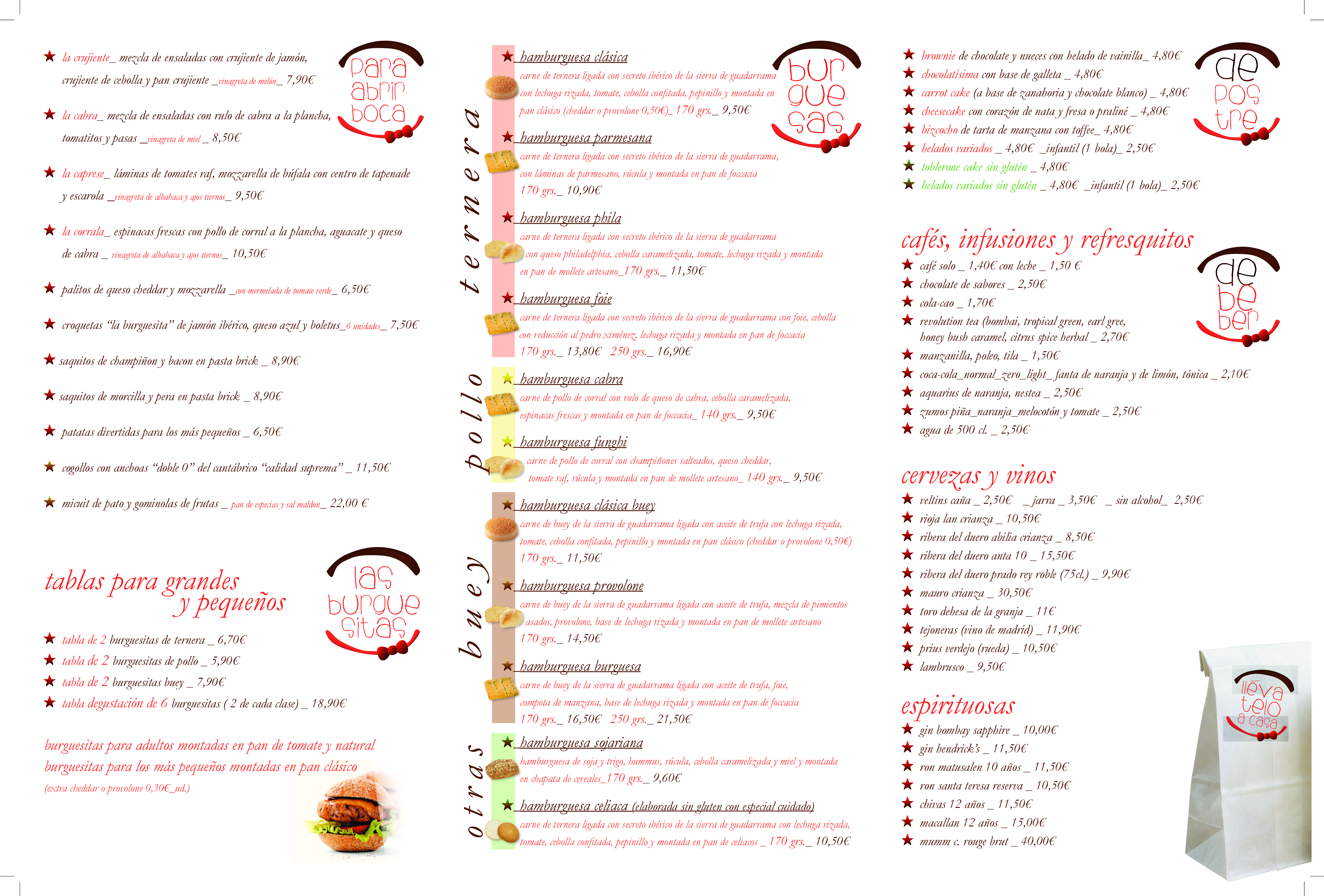 Menu La Burguesita  