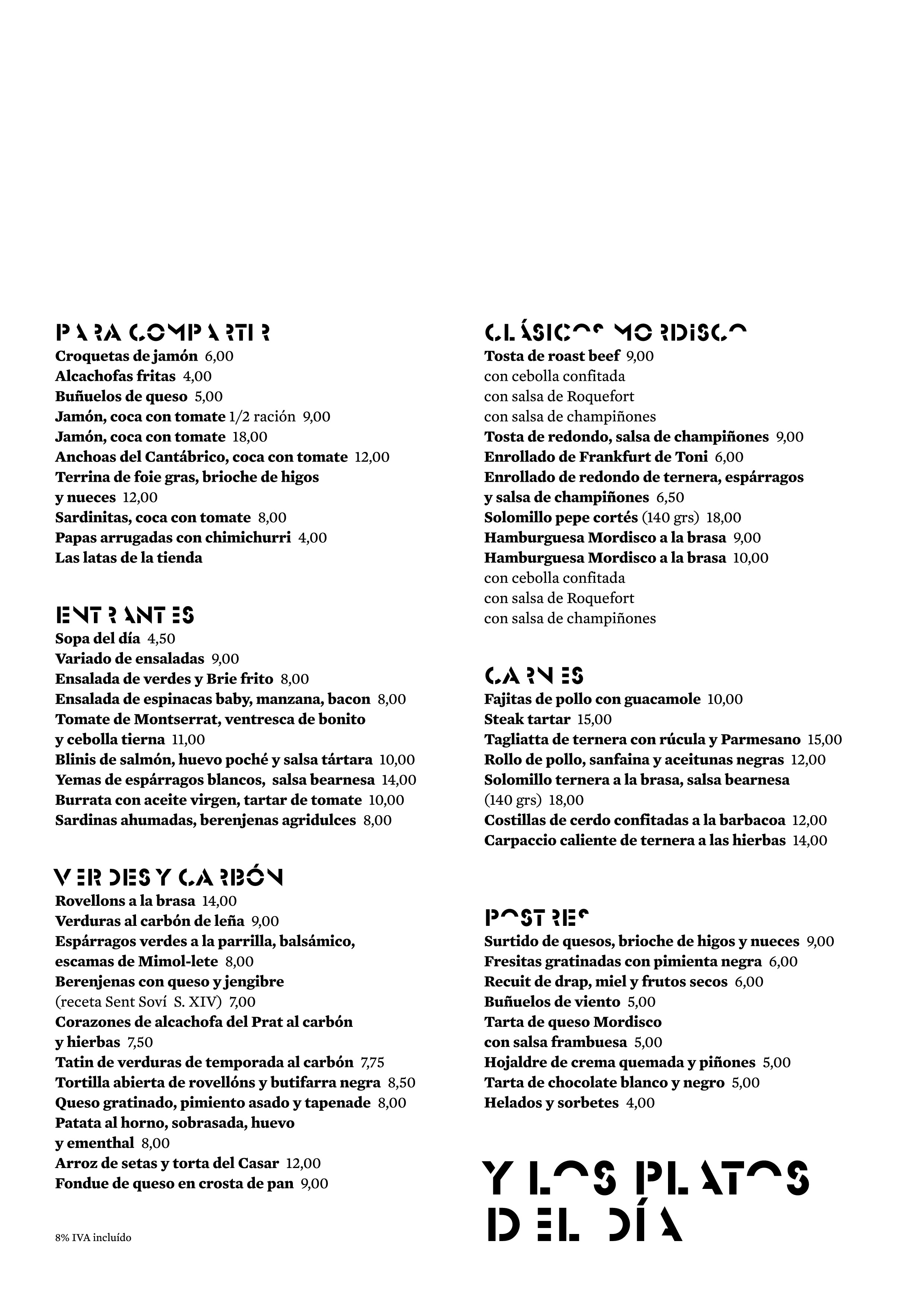  Menu Mordisco  