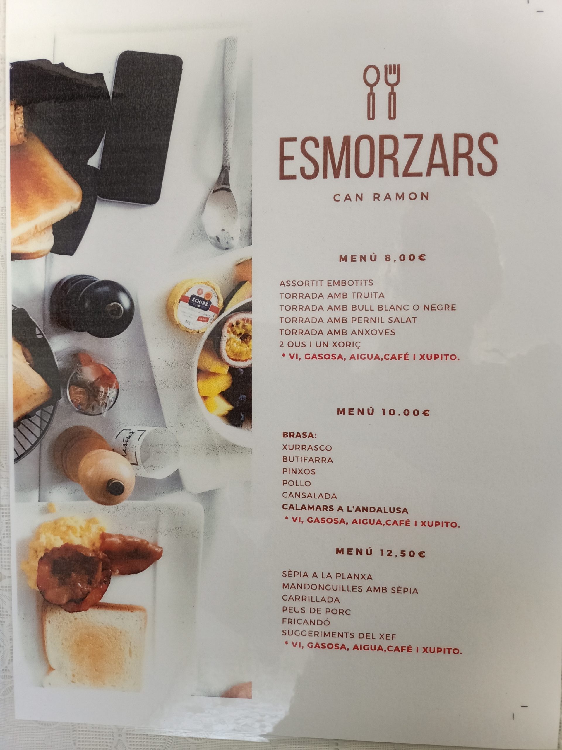  Menu Can Ramon  