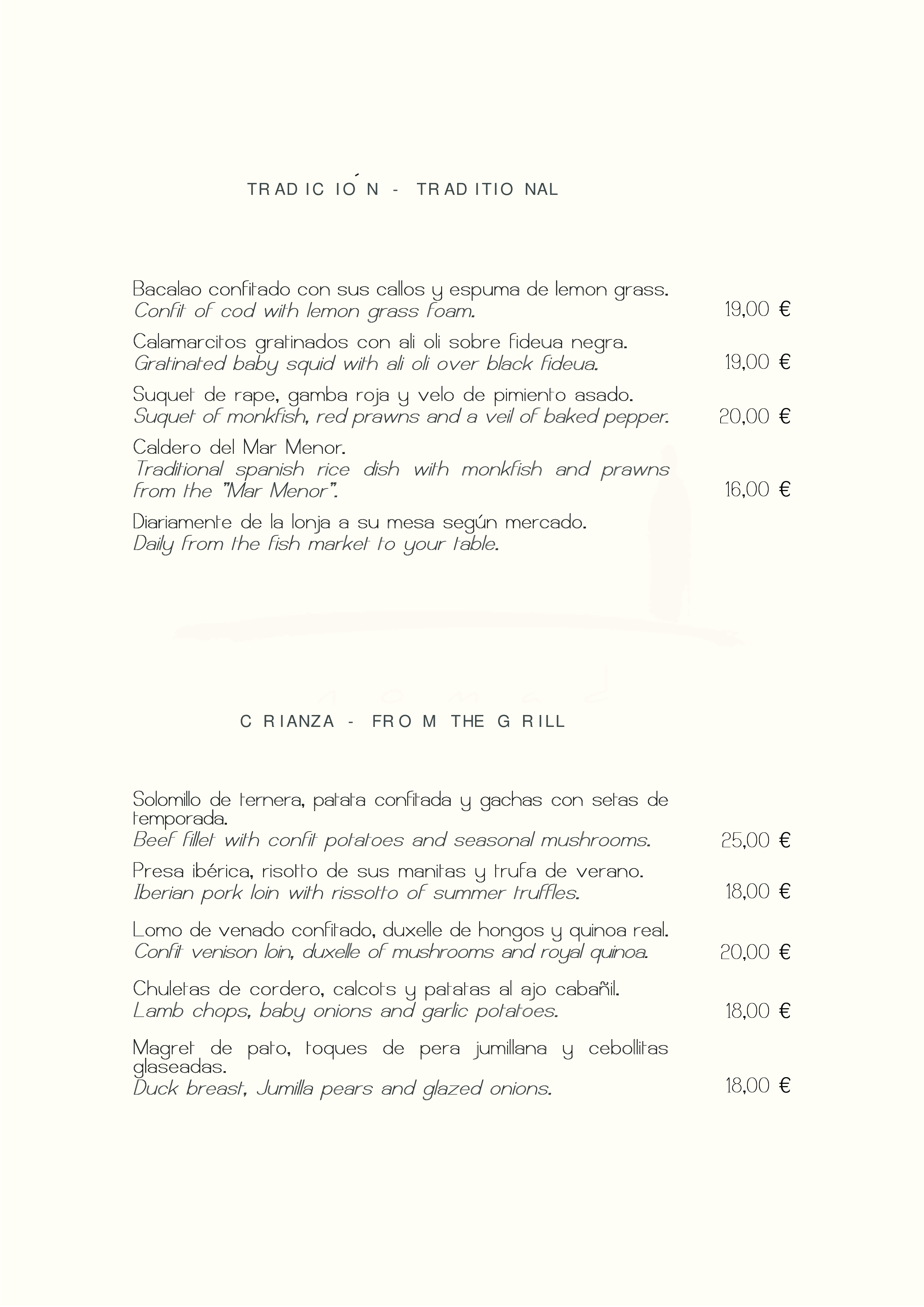  Menu Nomad  