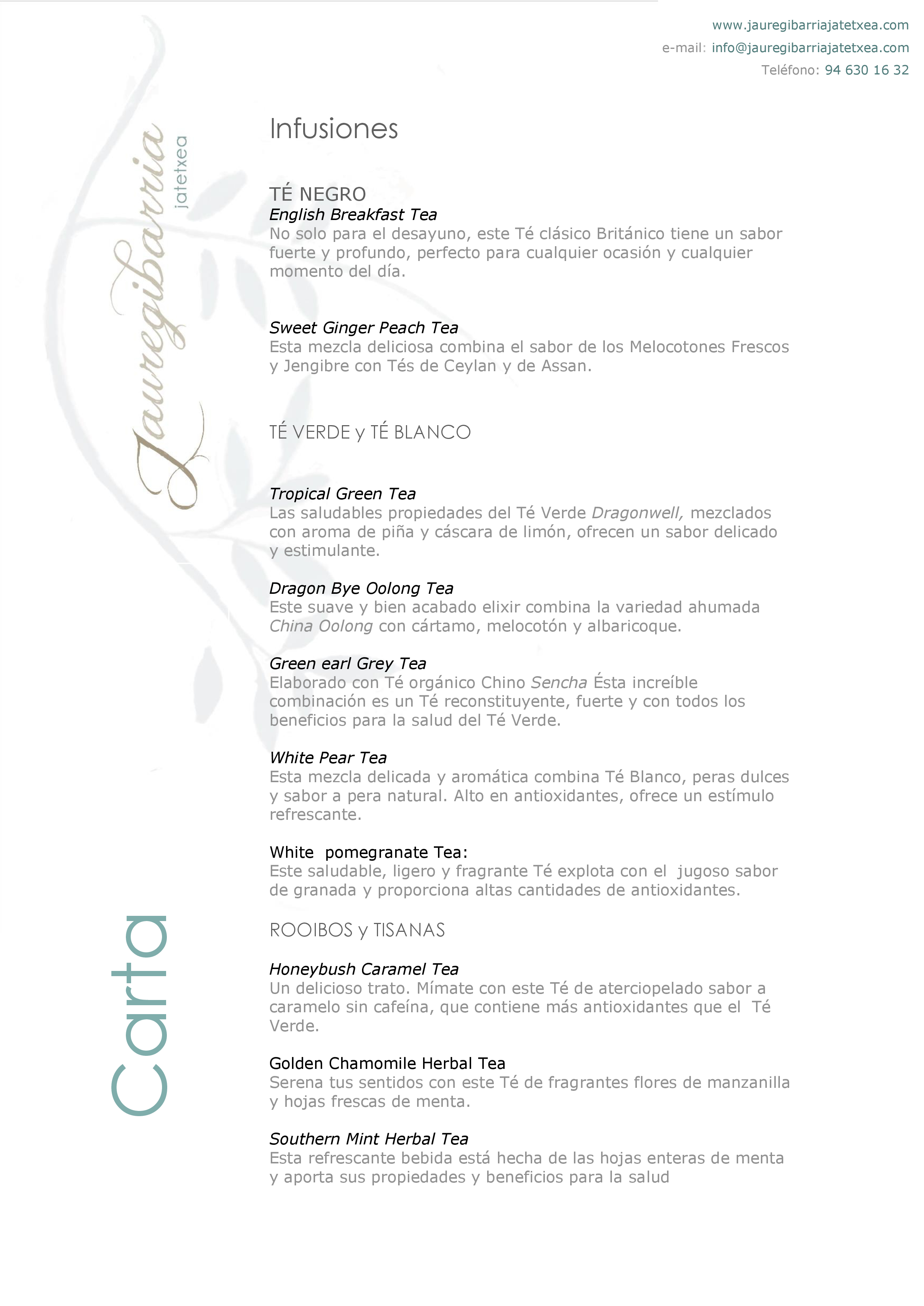  Menu Jauregibarria Jatetxea  