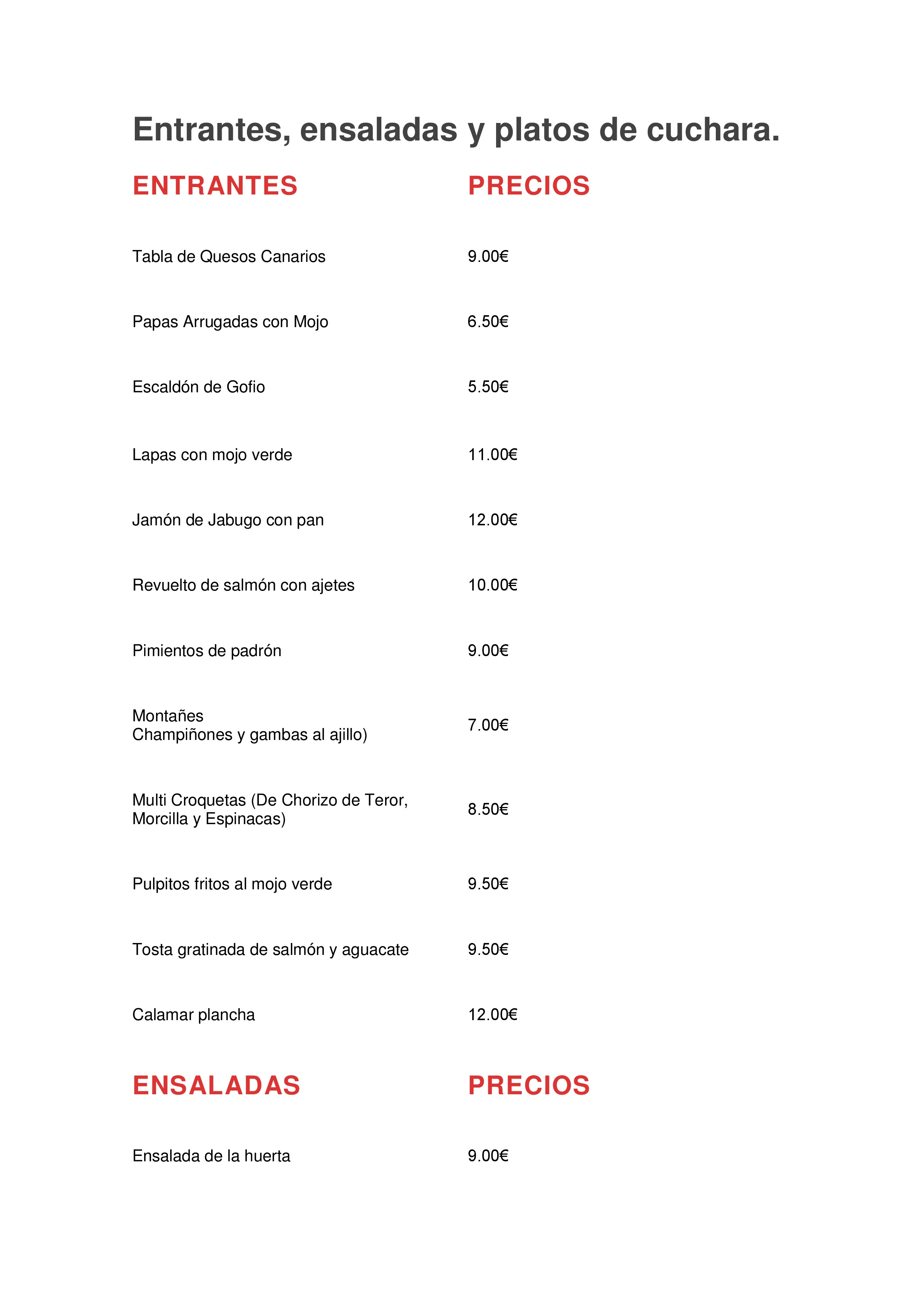  Menu Restaurante Santiago el Grande  