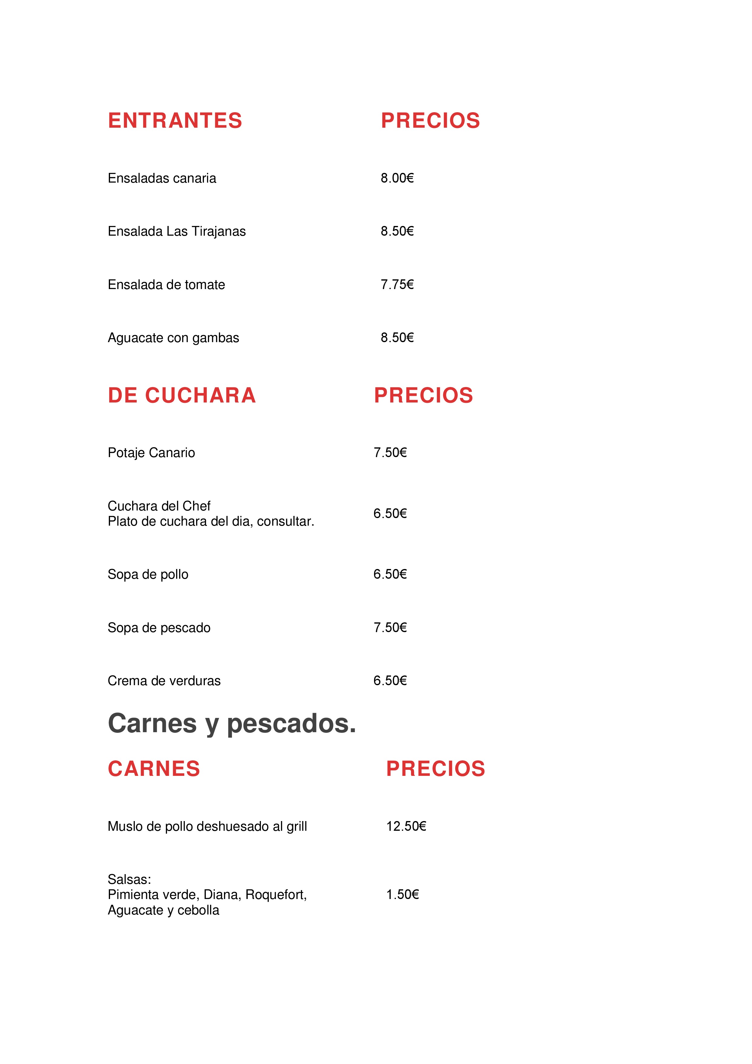  Menu Restaurante Santiago el Grande  