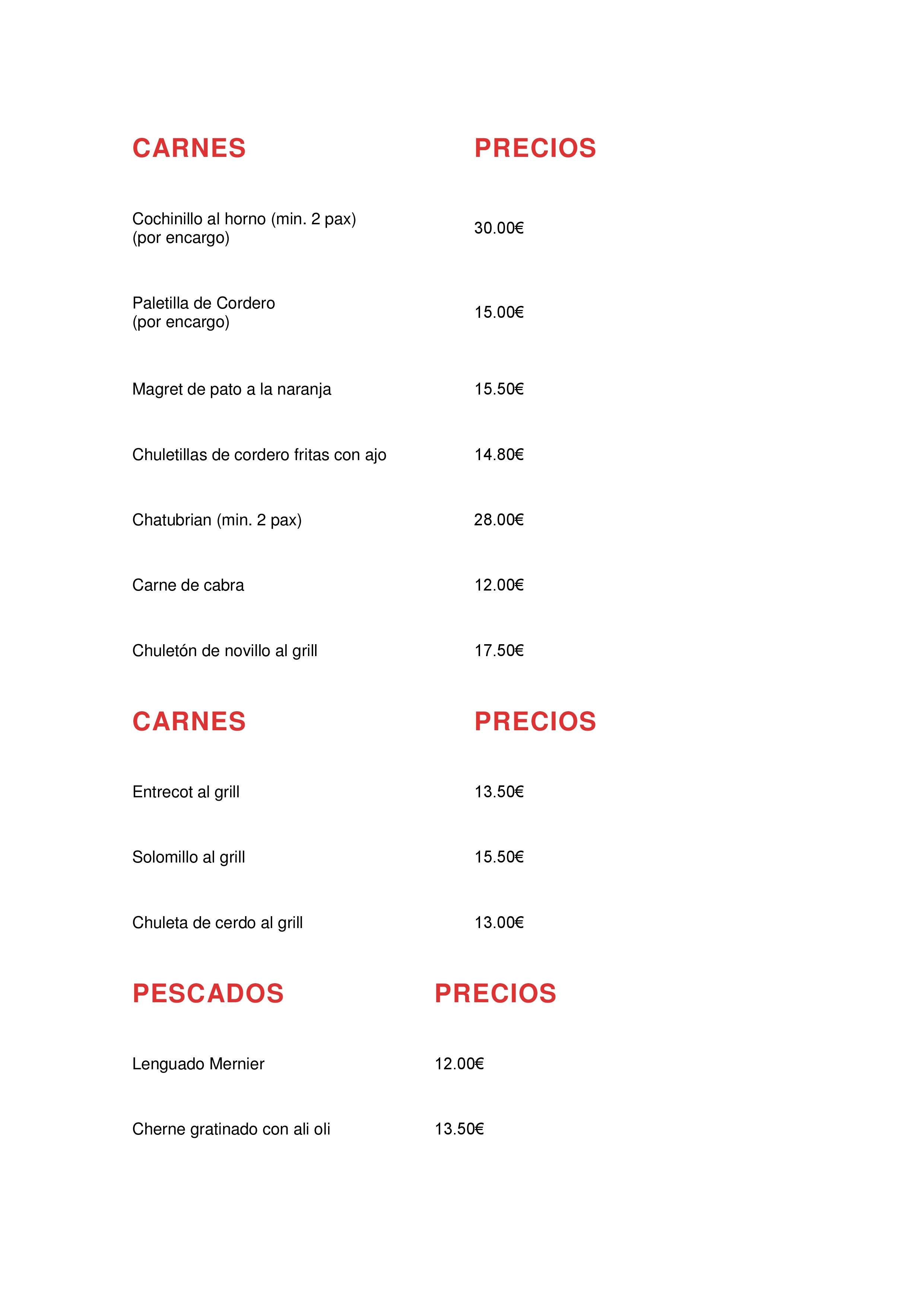  Menu Restaurante Santiago el Grande  