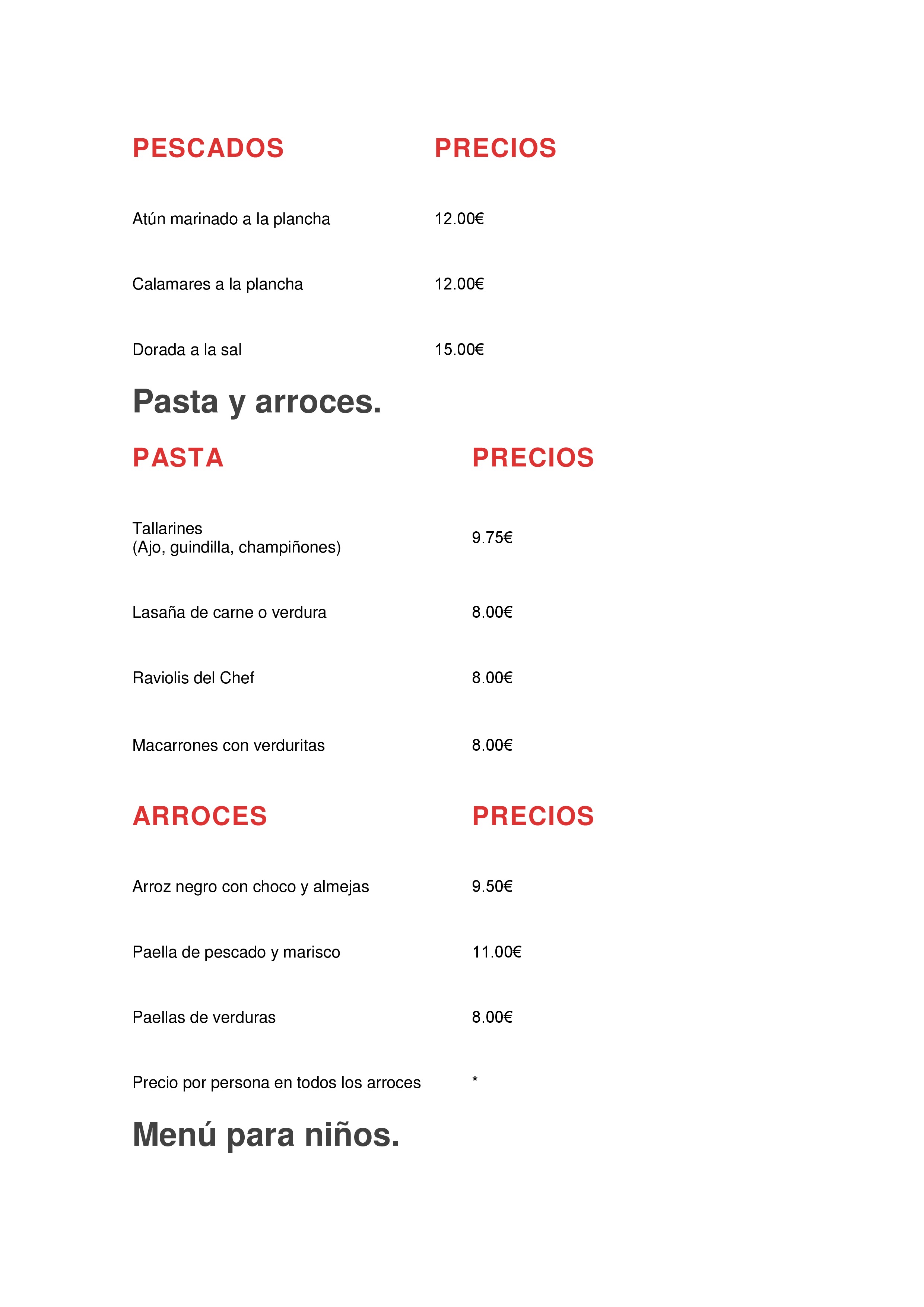  Menu Restaurante Santiago el Grande  