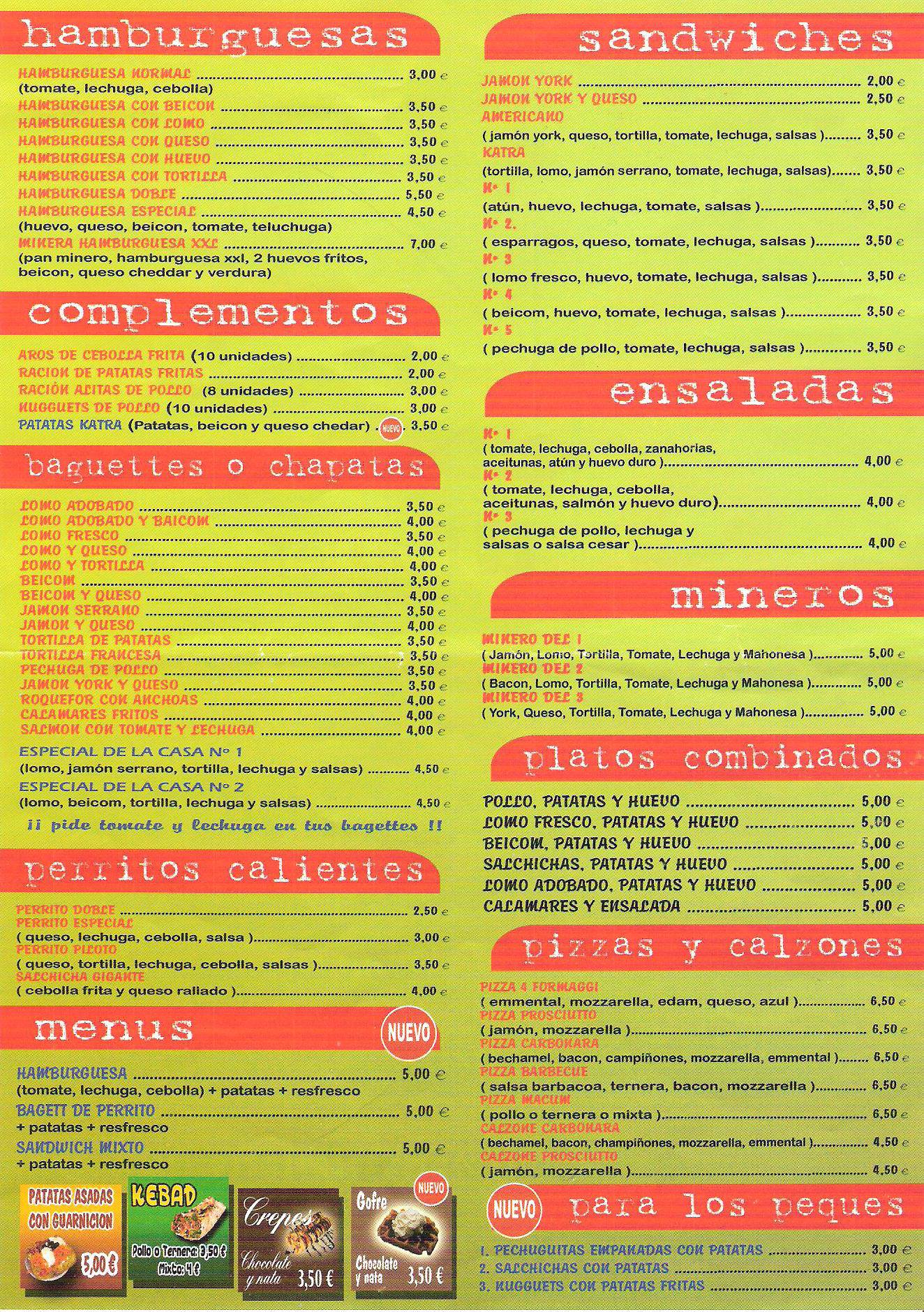  Menu Burguer Katra  