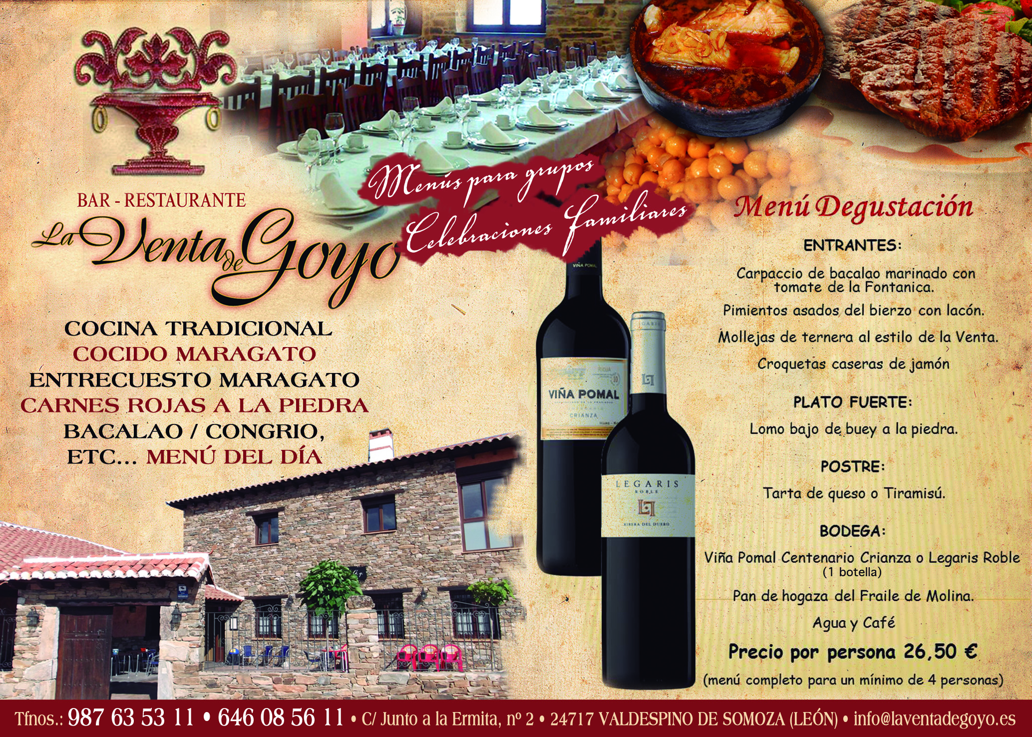  Menu La Venta de Goyo  