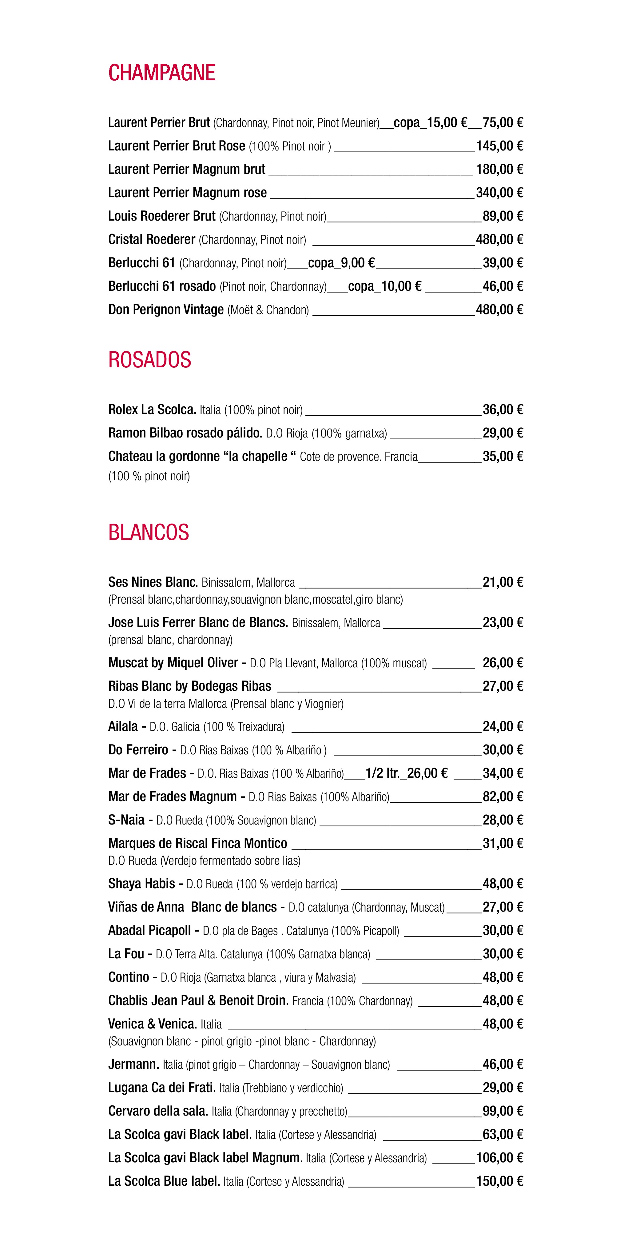  Menu Mar de Nudos  