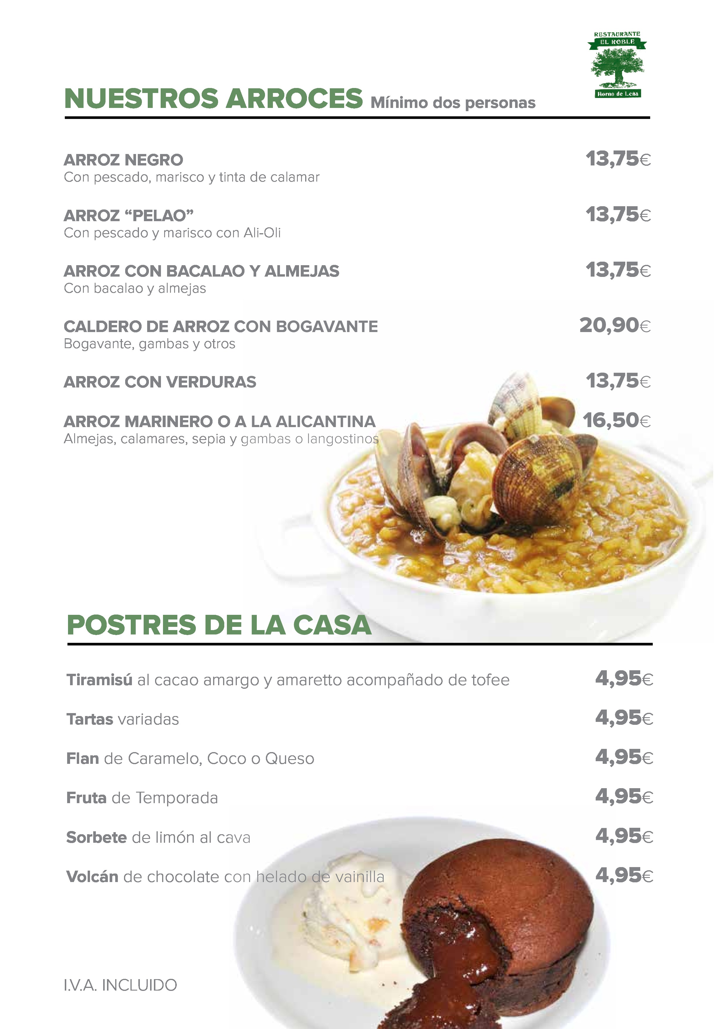  Menu El Rincon del Patio  