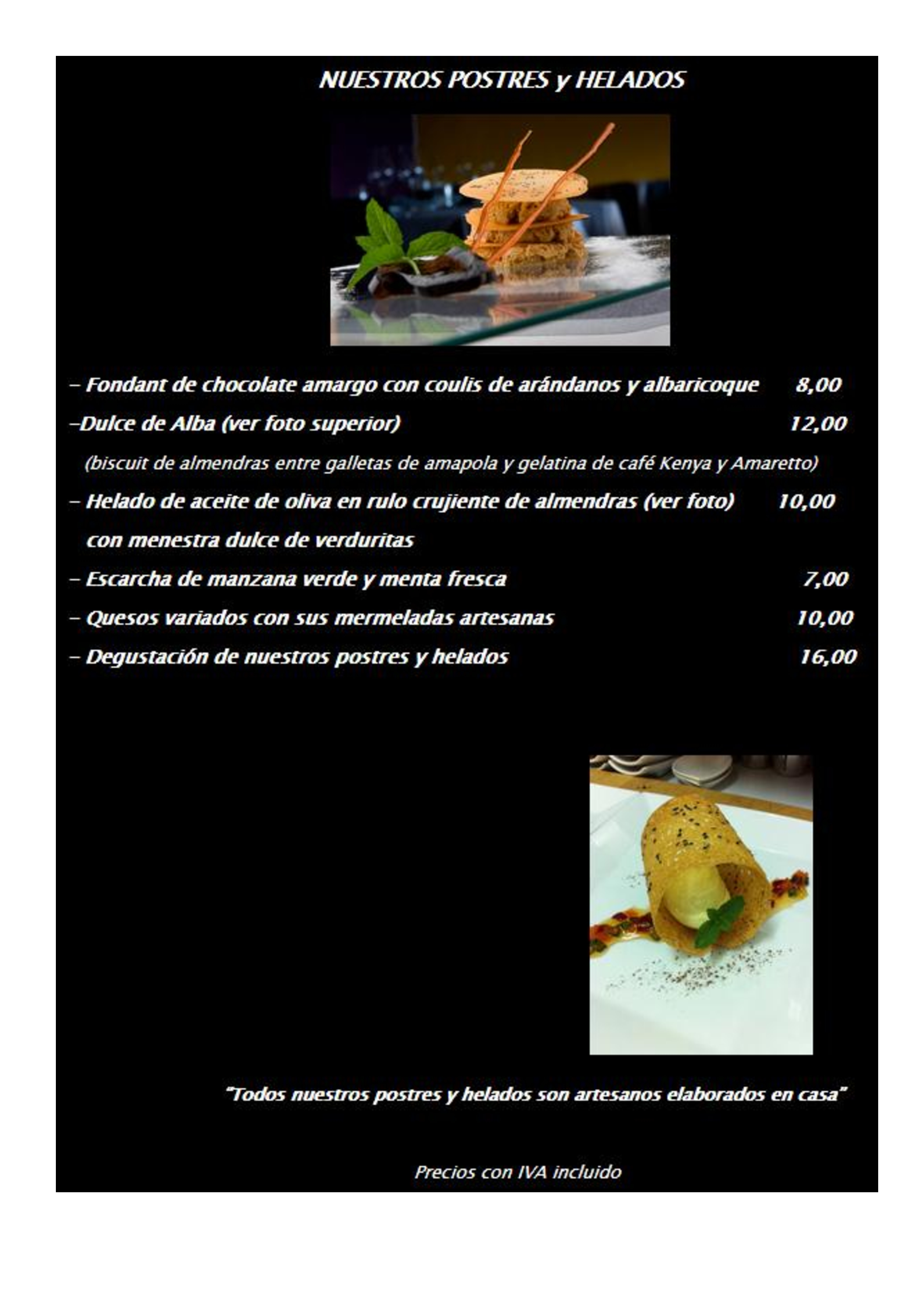  Menu La Taberna de Antioquia  