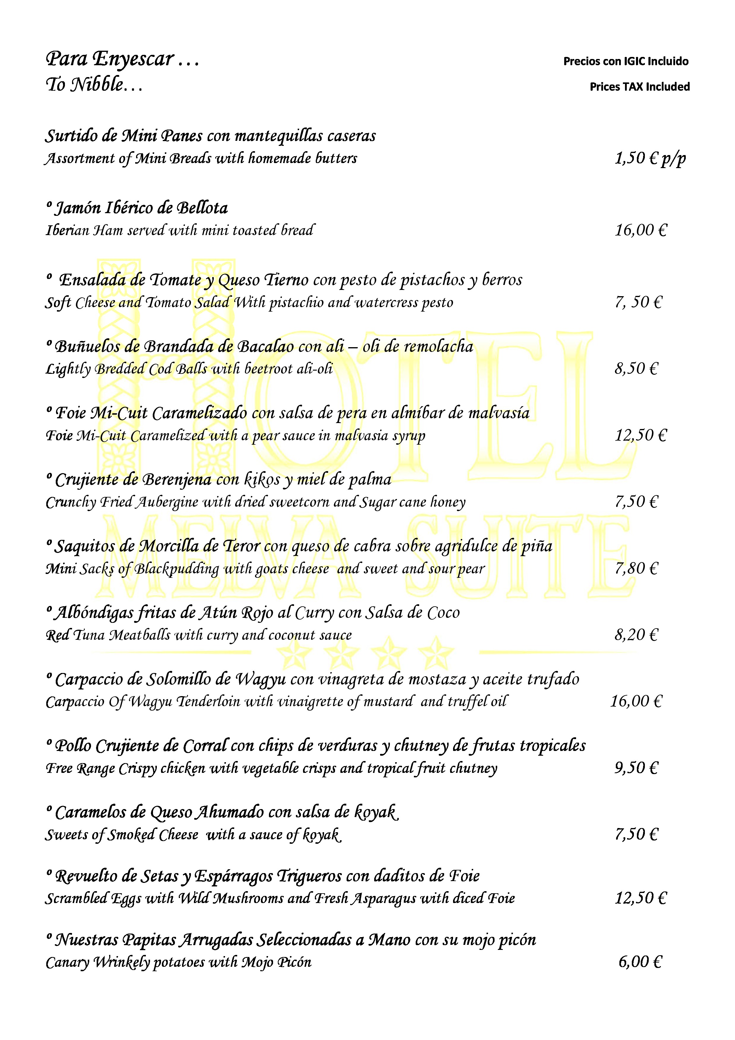  Menu Restaurante Irejul  