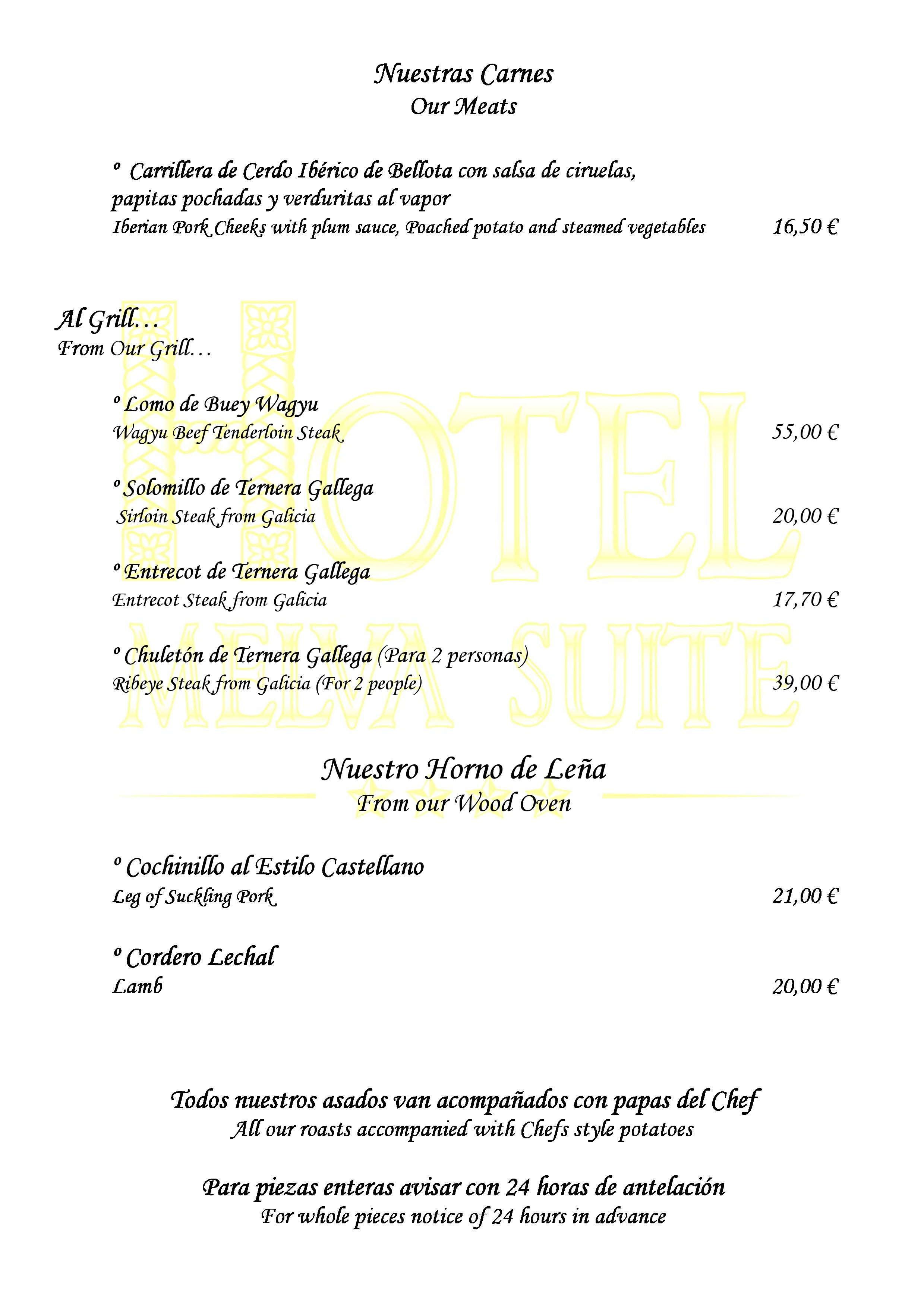  Menu Restaurante Irejul  