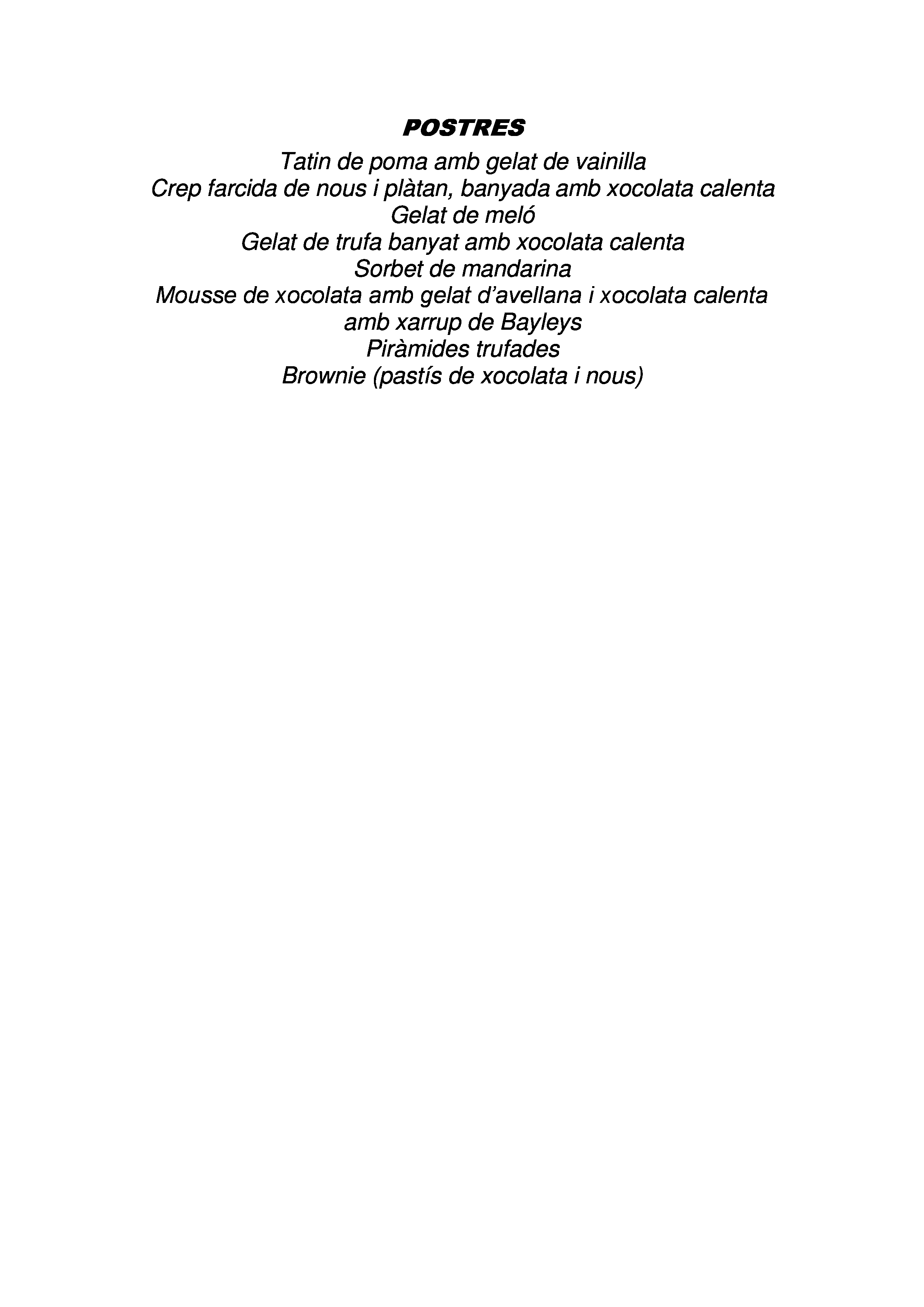  Menu Clos d'en Pep  