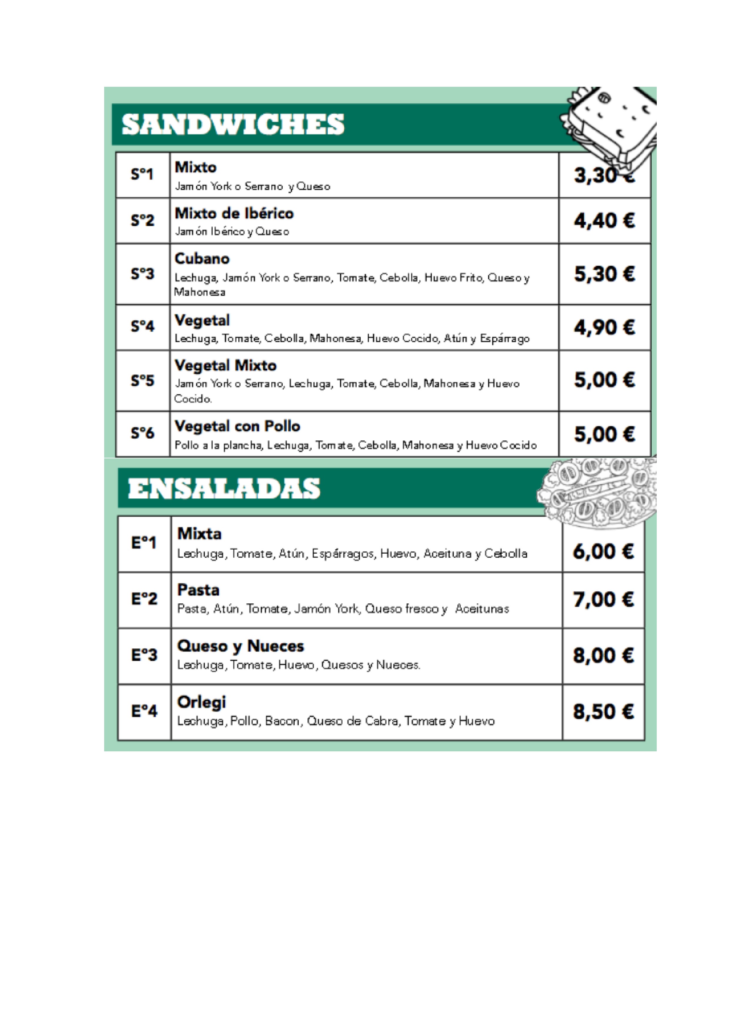  Menu Orlegi Jatetxea  
