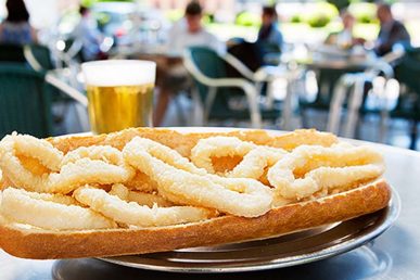 El mejor bocadillo de calamares de Madrid