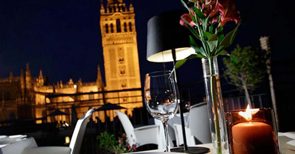 Los restaurantes más románticos de Sevilla.