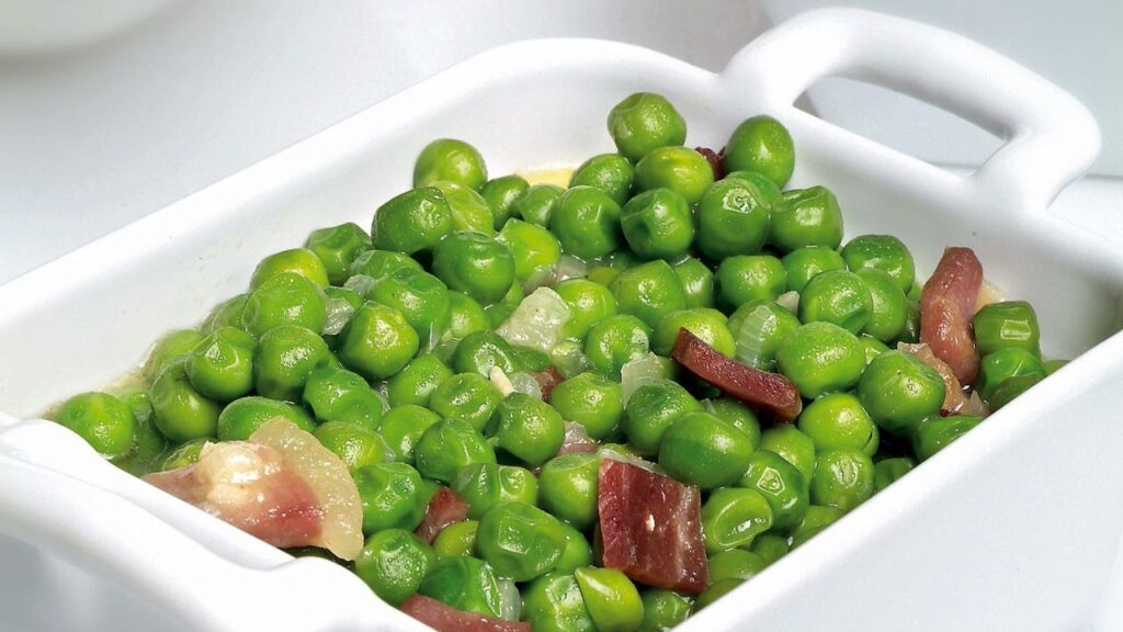guisantes con jamón