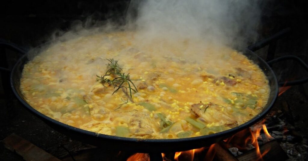Ingredientes paella valenciana