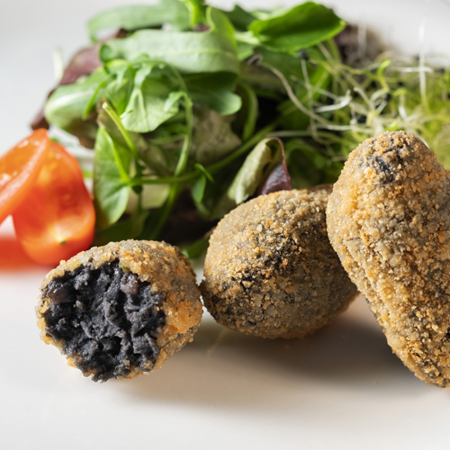croquetas de chipirones acompañantes