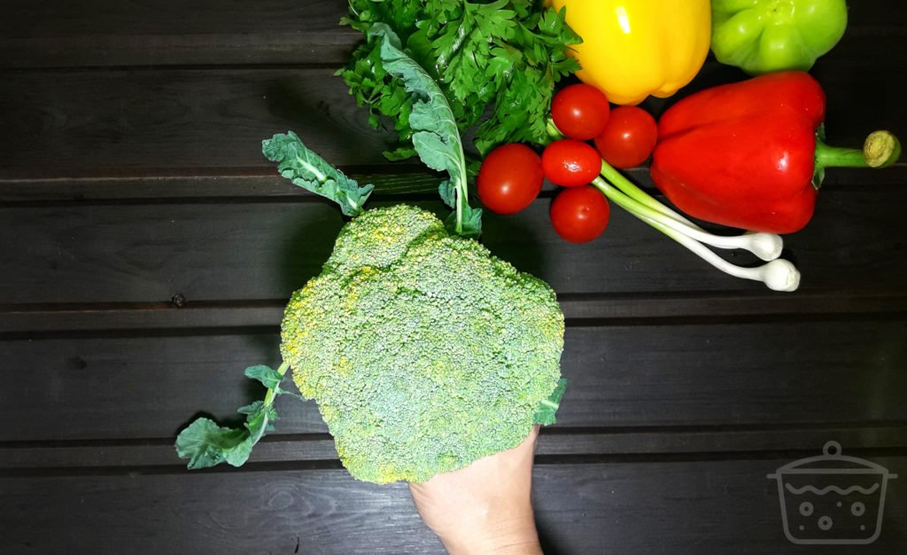 Un montón de brócoli