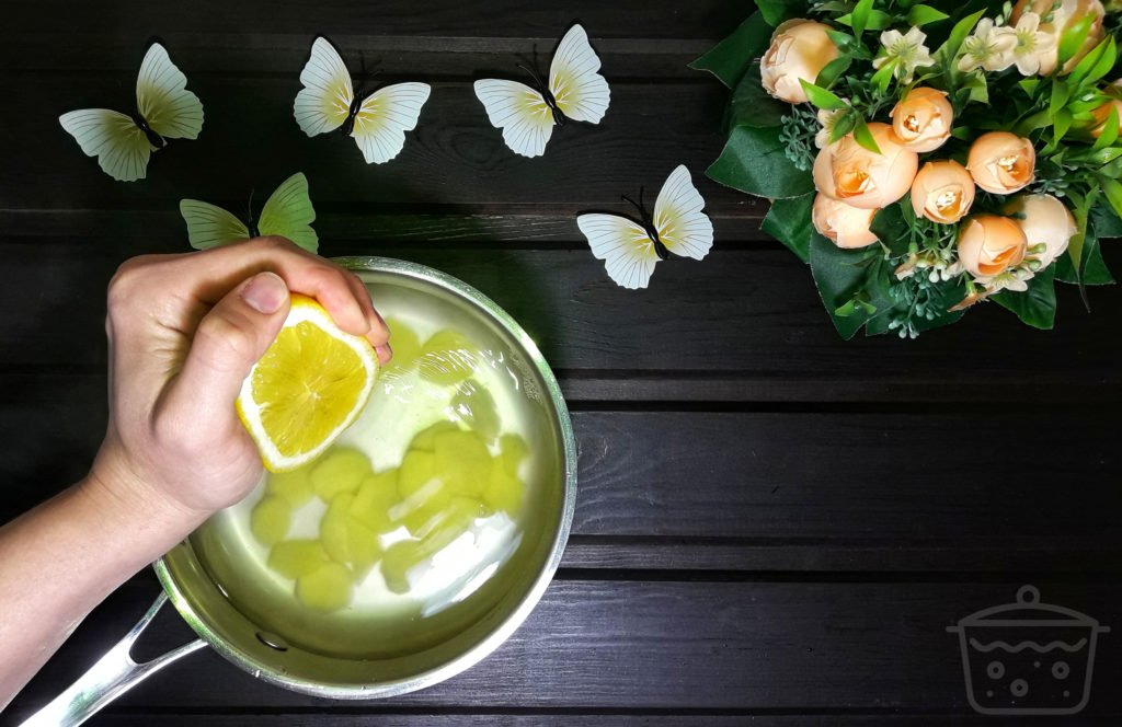 jugo de limón para raíz de jengibre