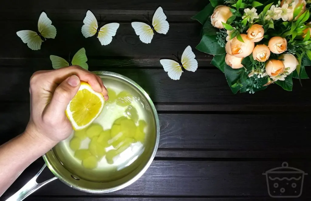 jugo de limón para raíz de jengibre