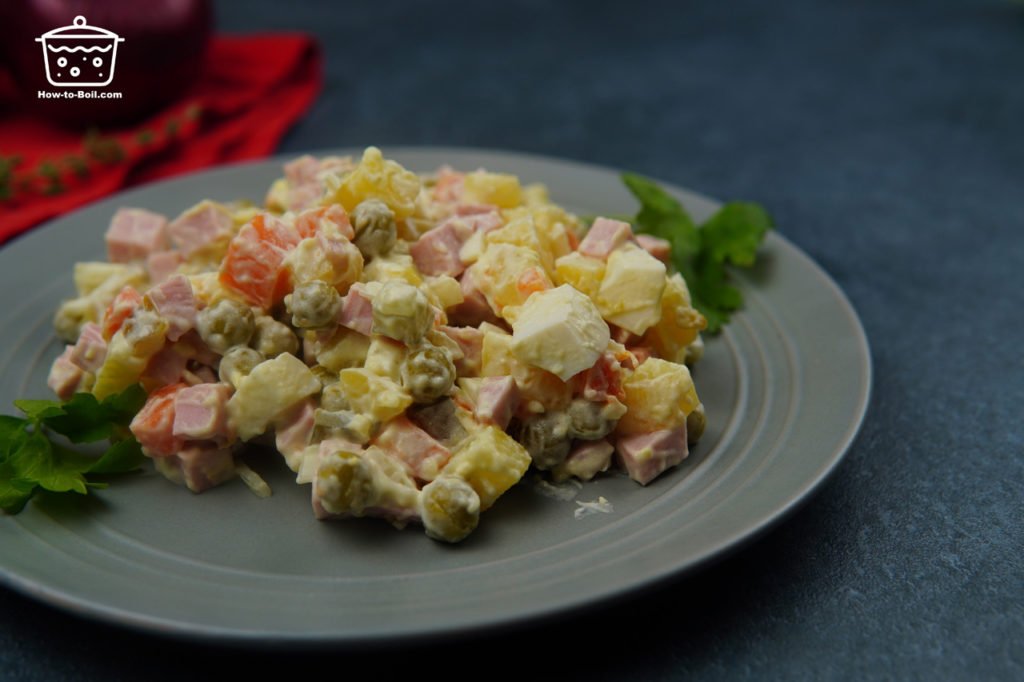 ensalada clásica de olivier