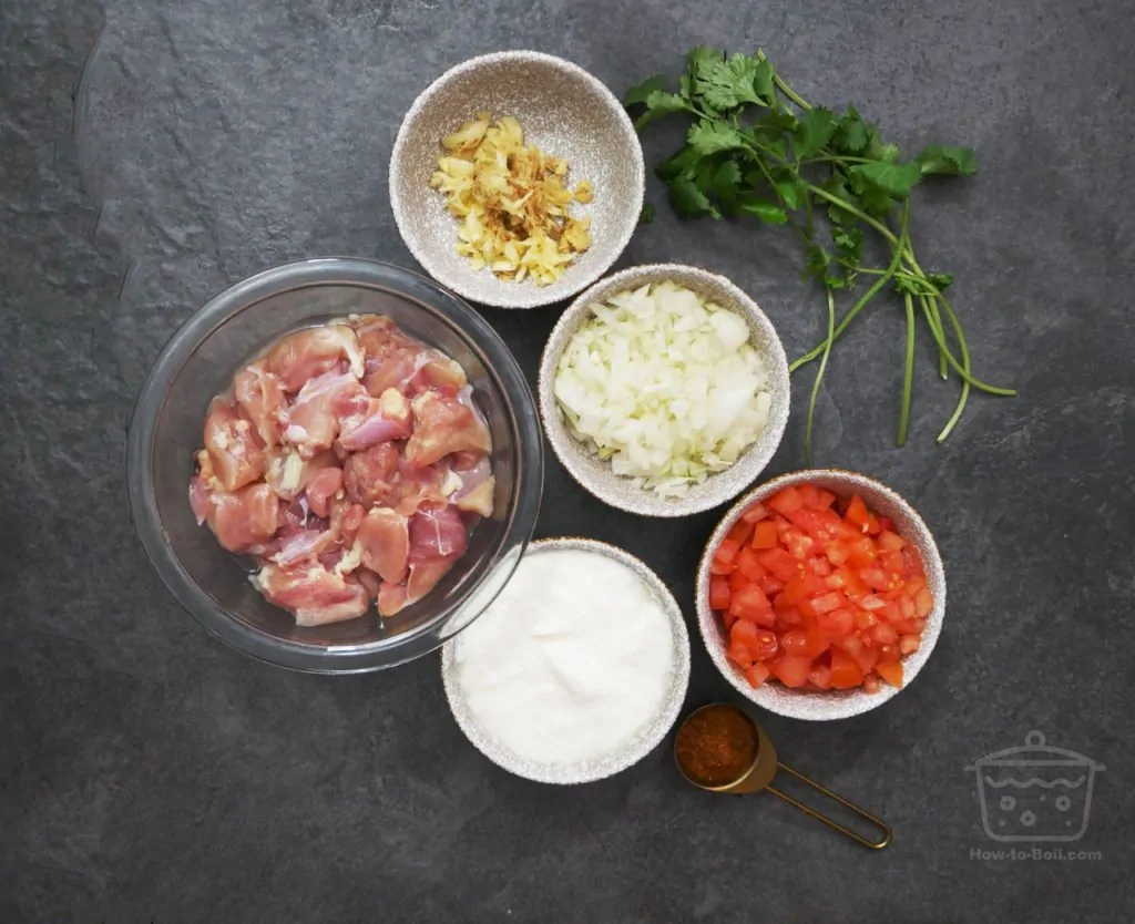 ingredientes para pollo con mantequilla