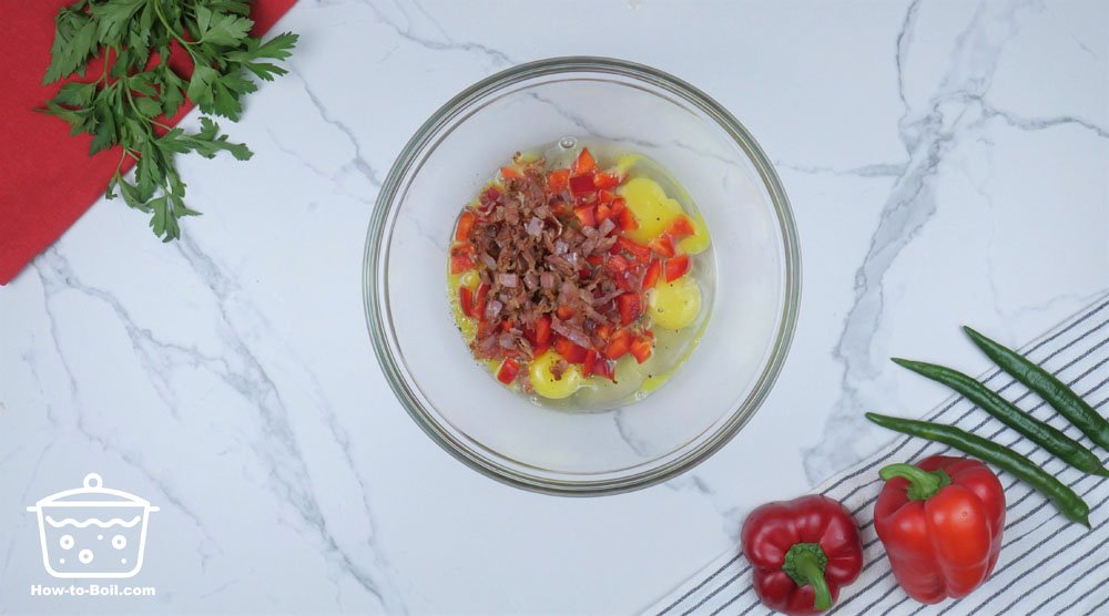 tocino en el tazón