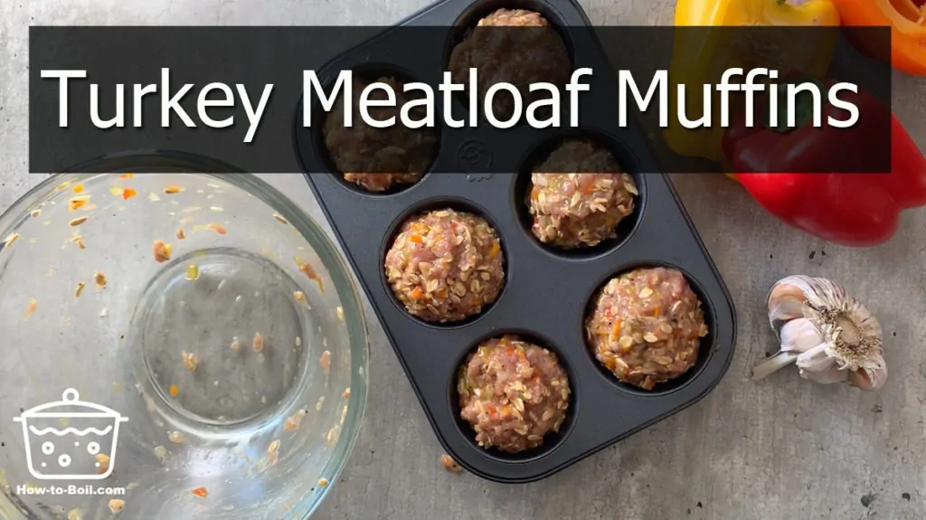 hacer muffins de pastel de carne de pavo